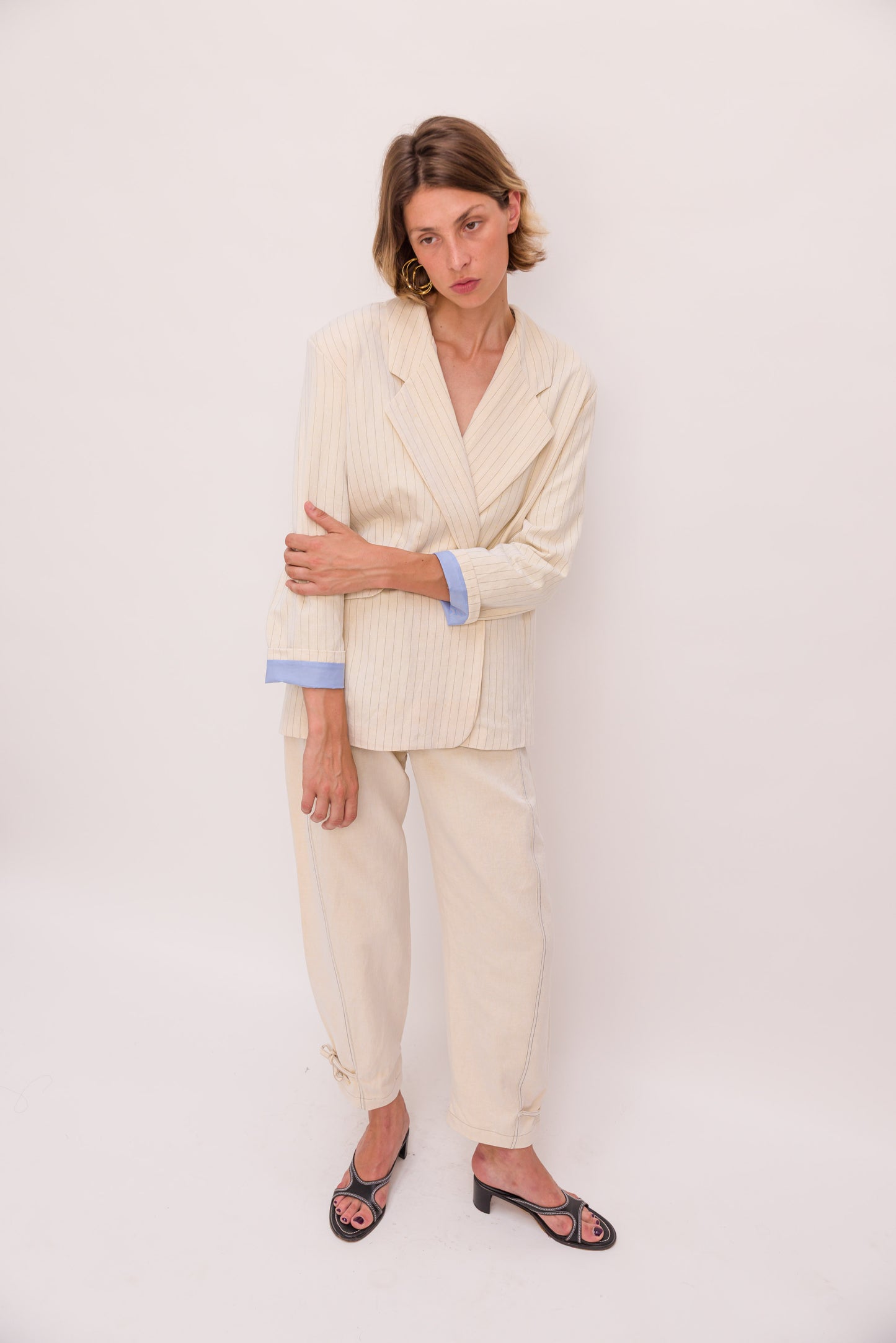 Blazer Johnny beurre rayé