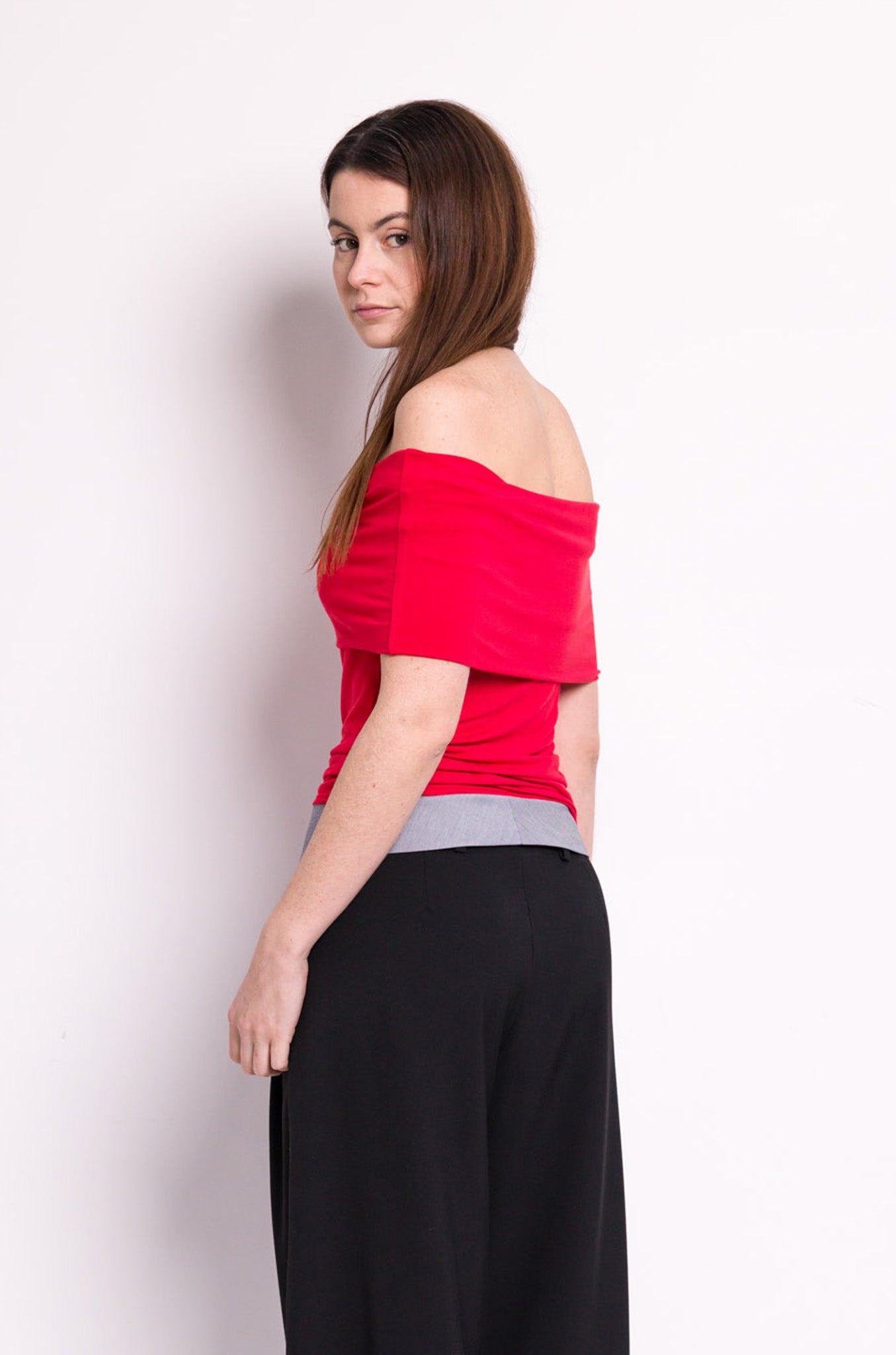 Top Charlie bambou rouge