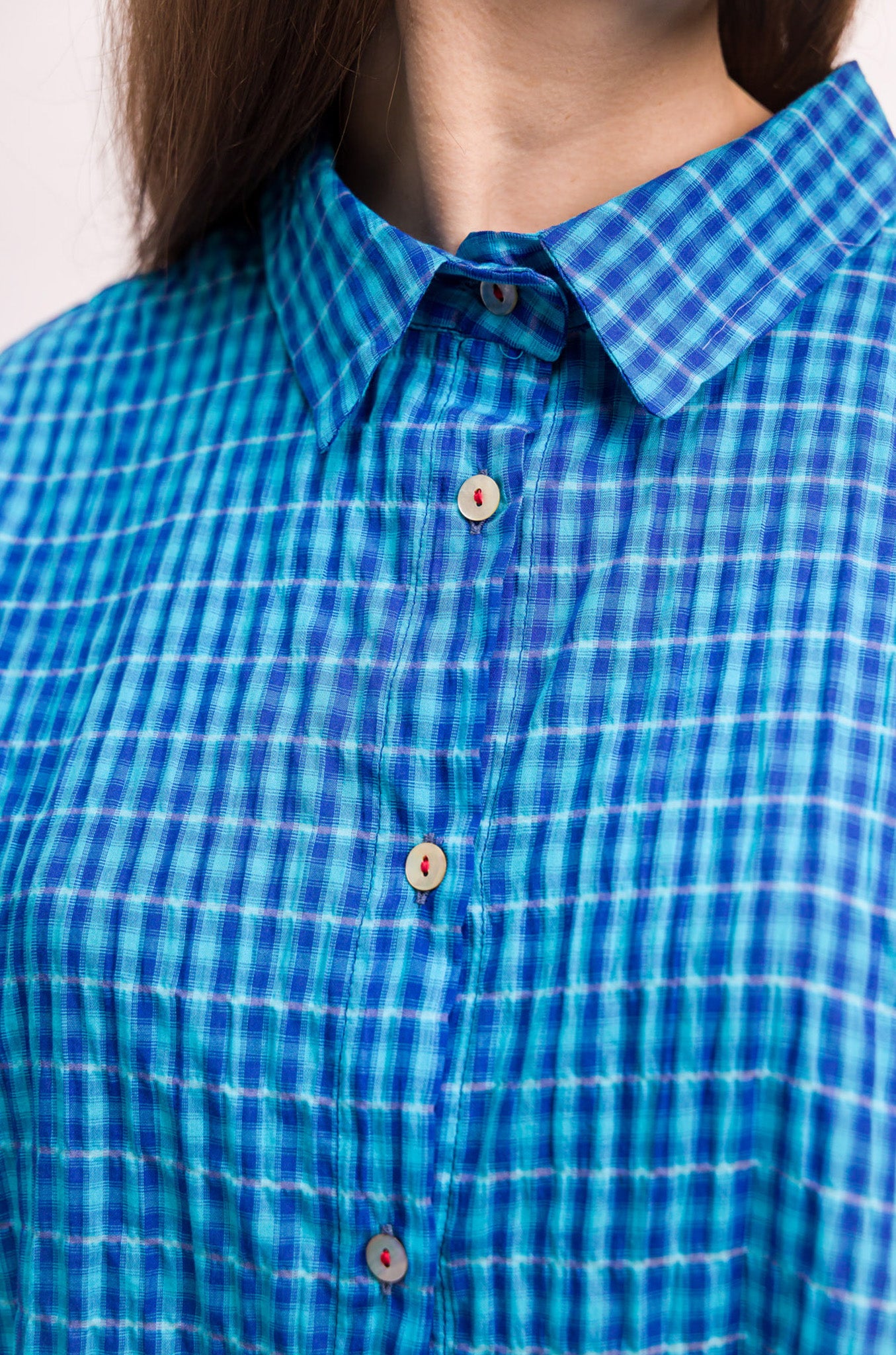 CHEMISE AMBRE COTON CARREAUX