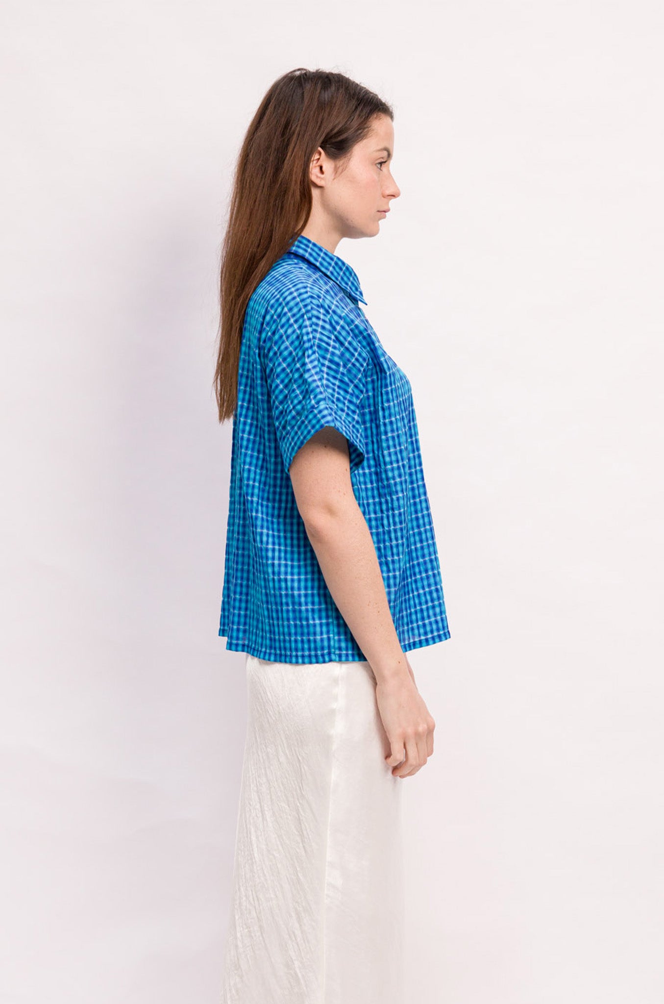 CHEMISE AMBRE COTON CARREAUX
