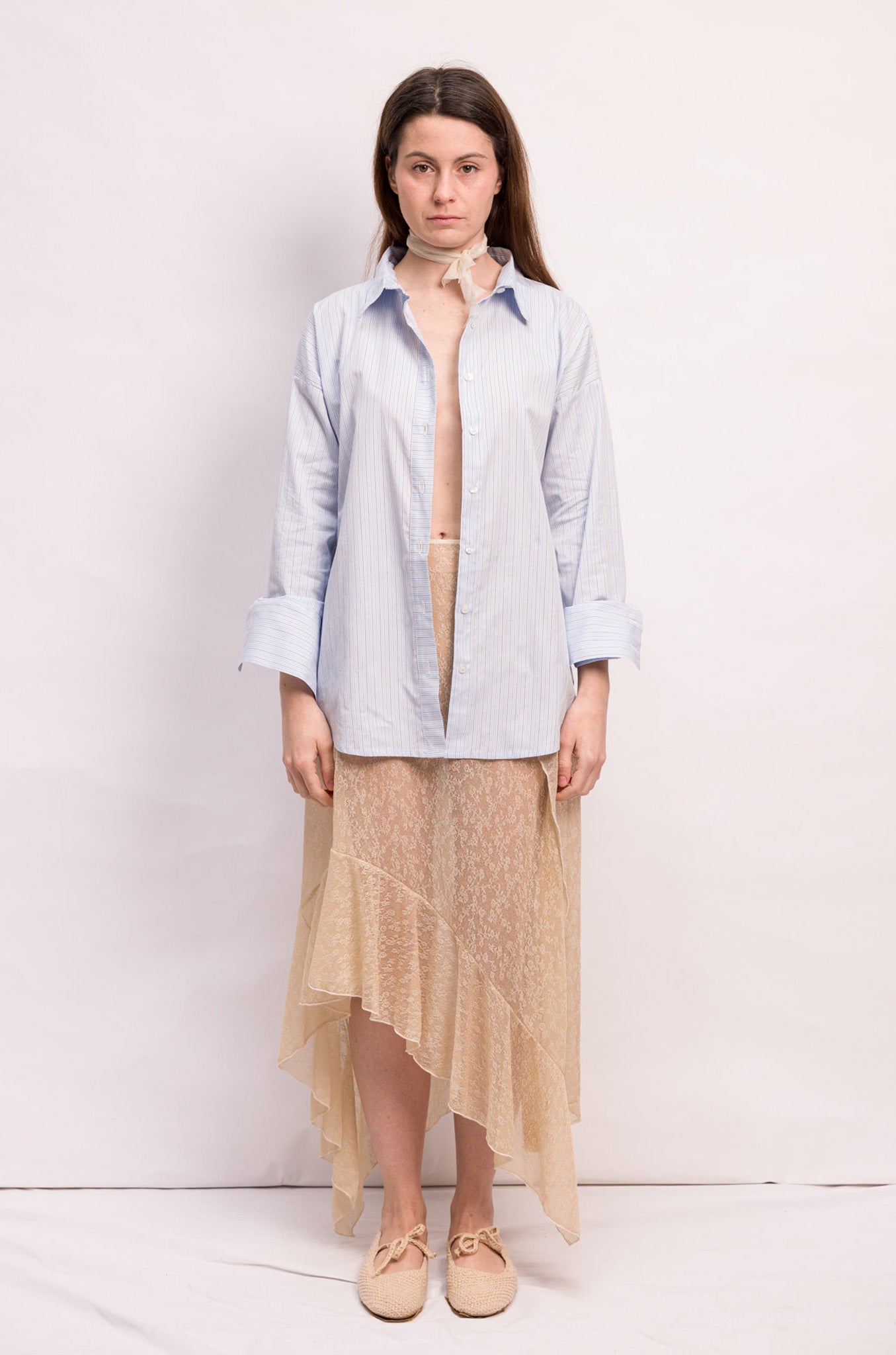 CHEMISE BOHO COTON RAYE