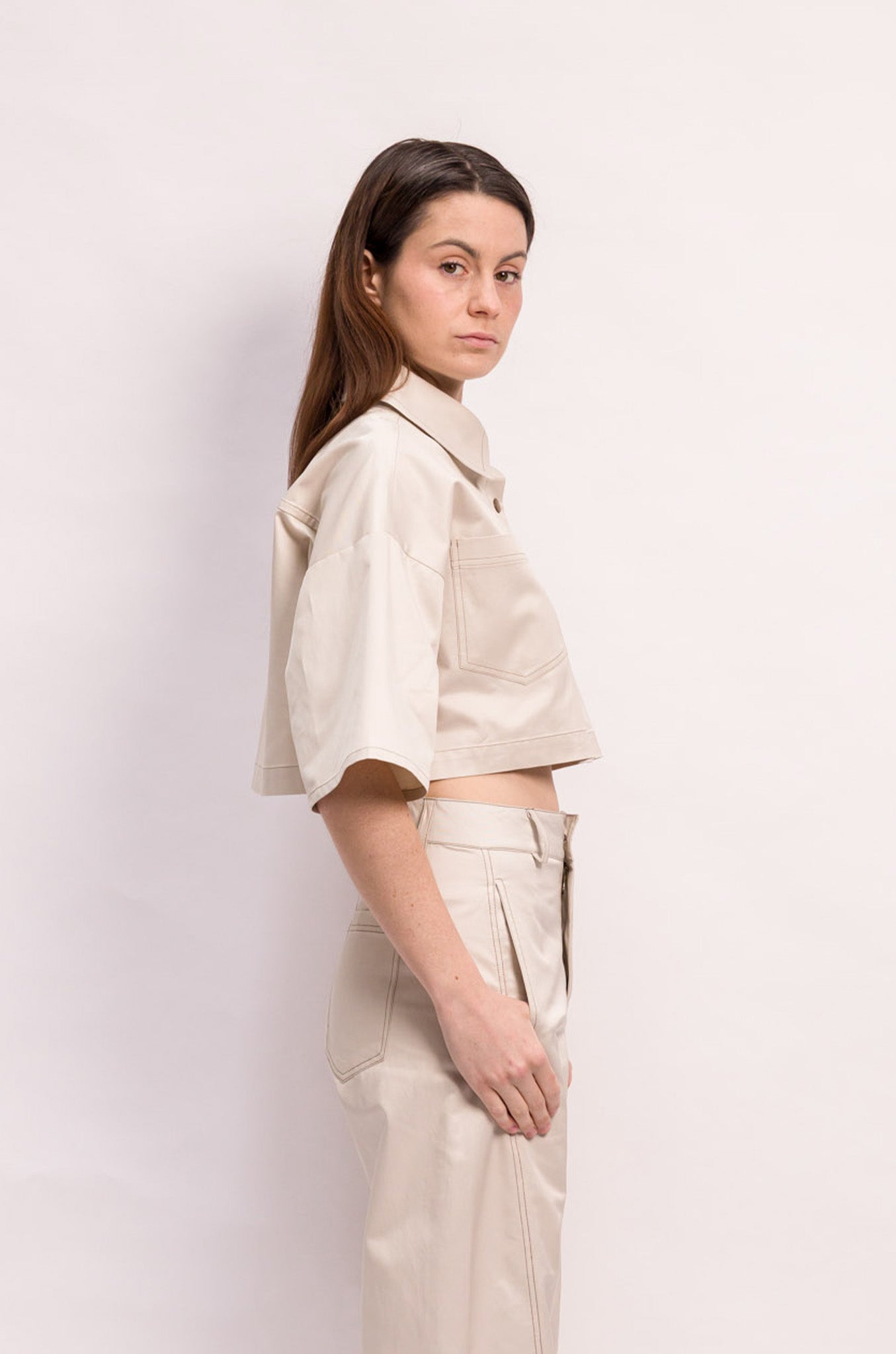 CHEMISE EVE COTON BEIGE