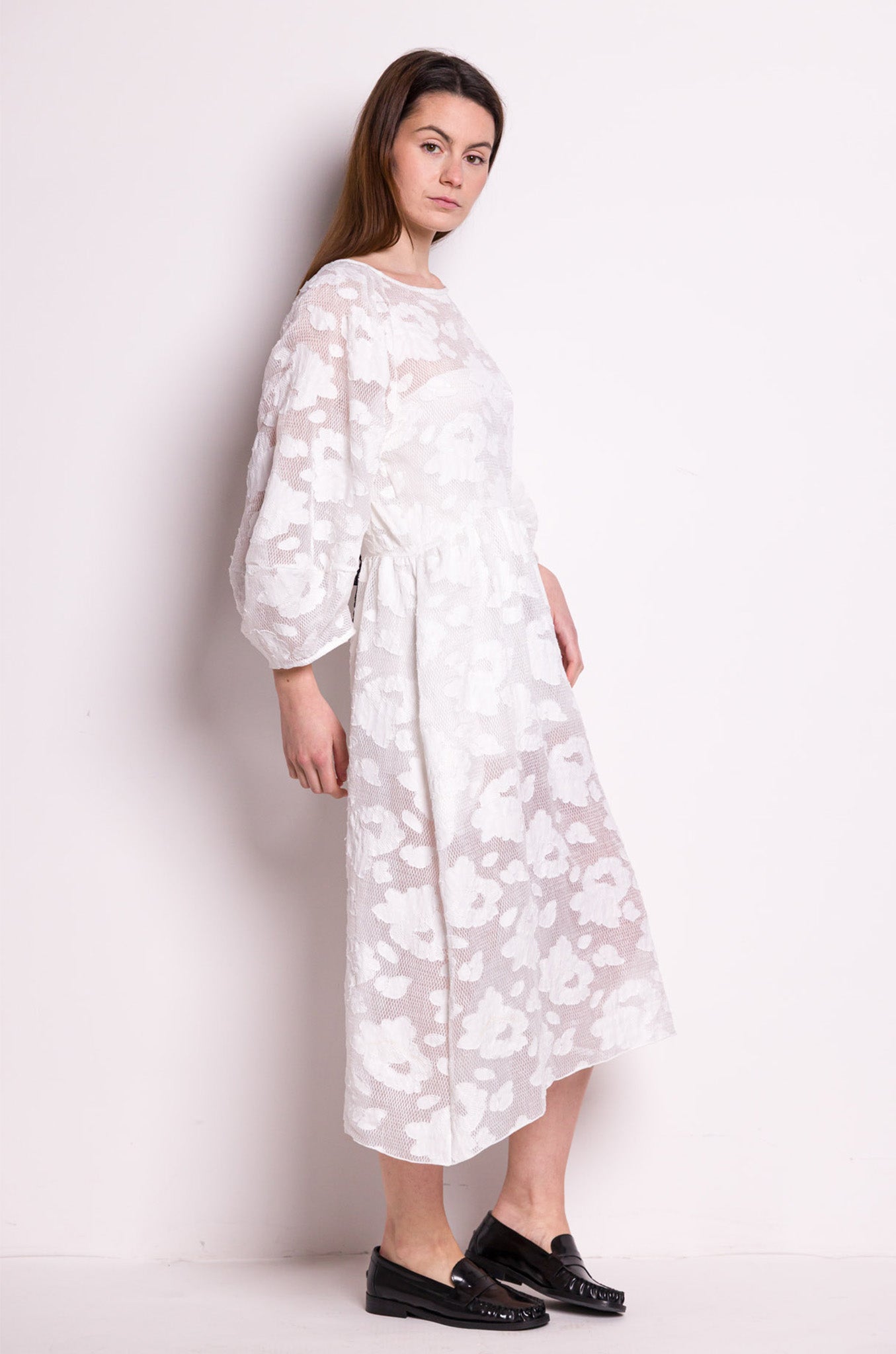 ROBE EN VOILE DEVORE DARIA