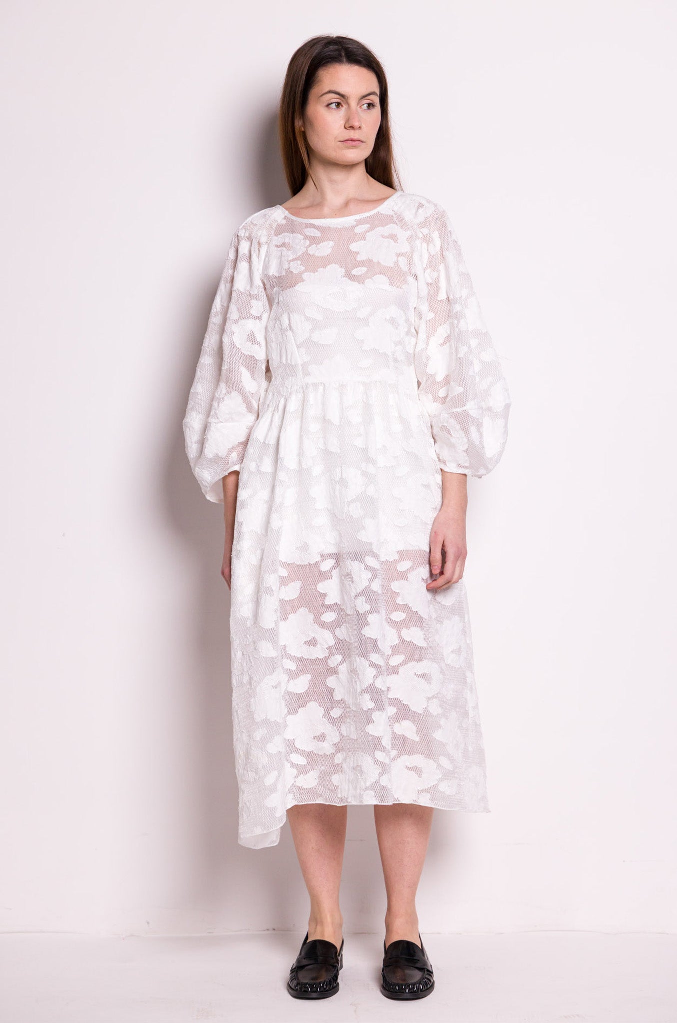 ROBE EN VOILE DEVORE DARIA