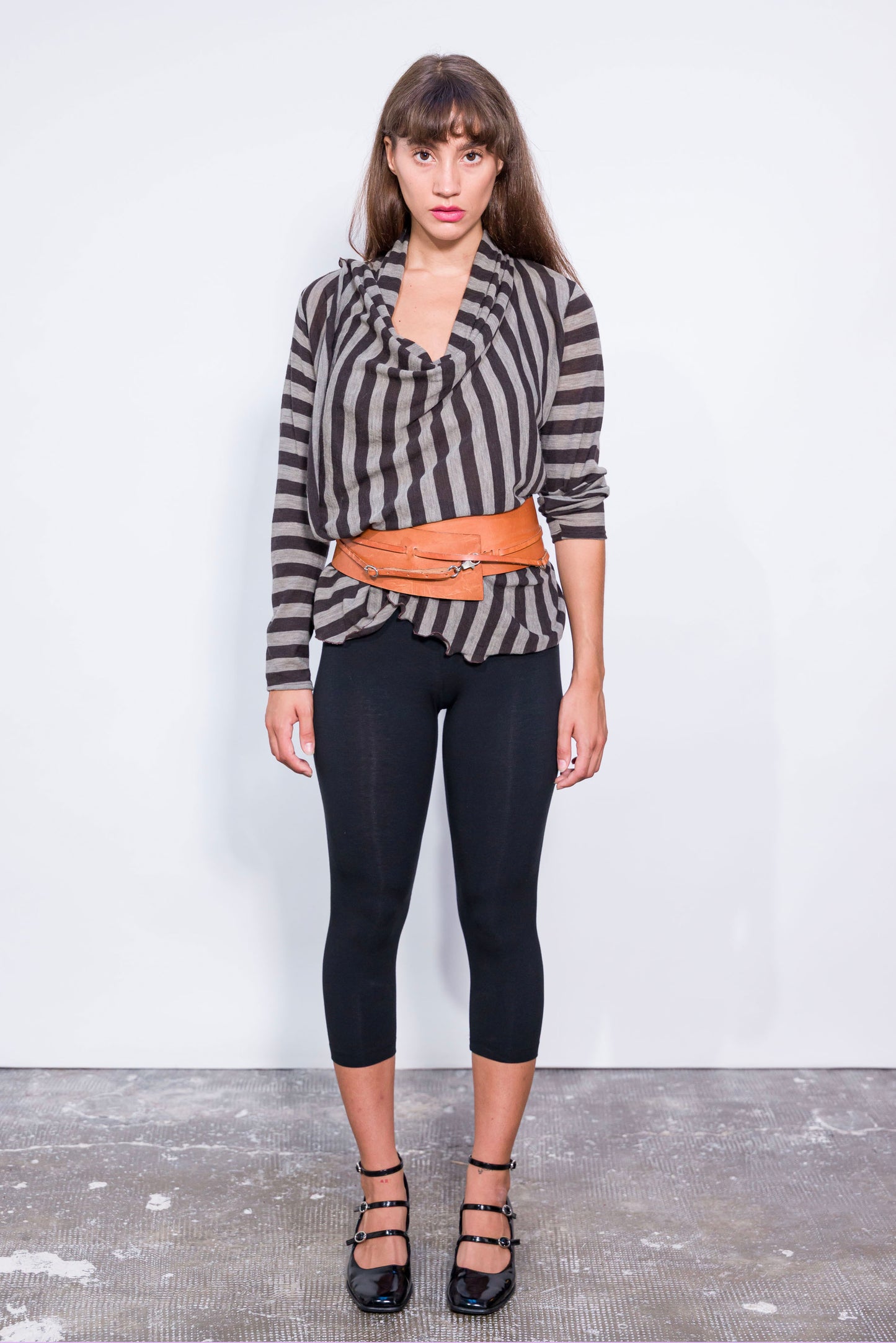 Gilet Long rayé