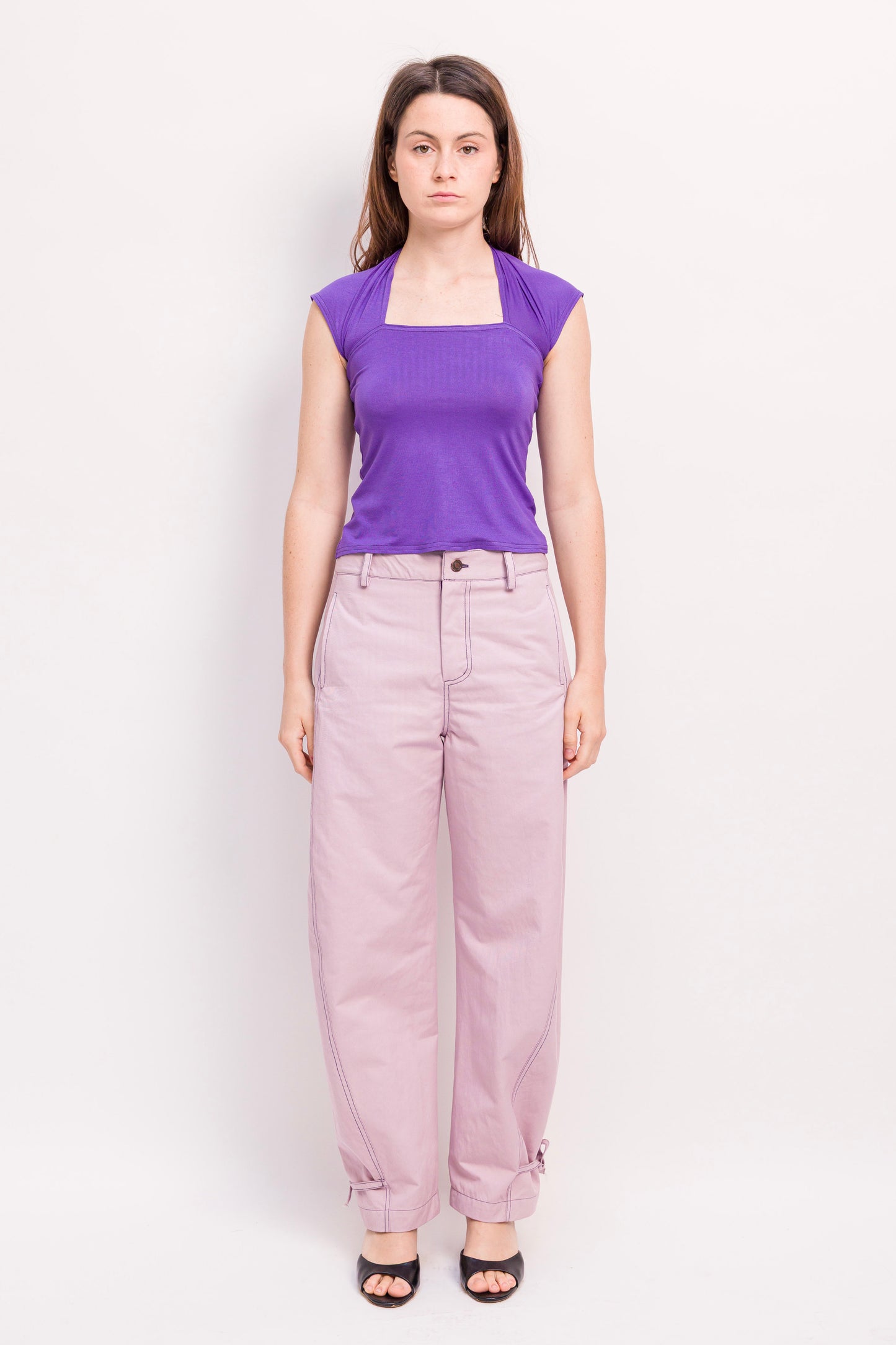Haut Lilou viscose lilas