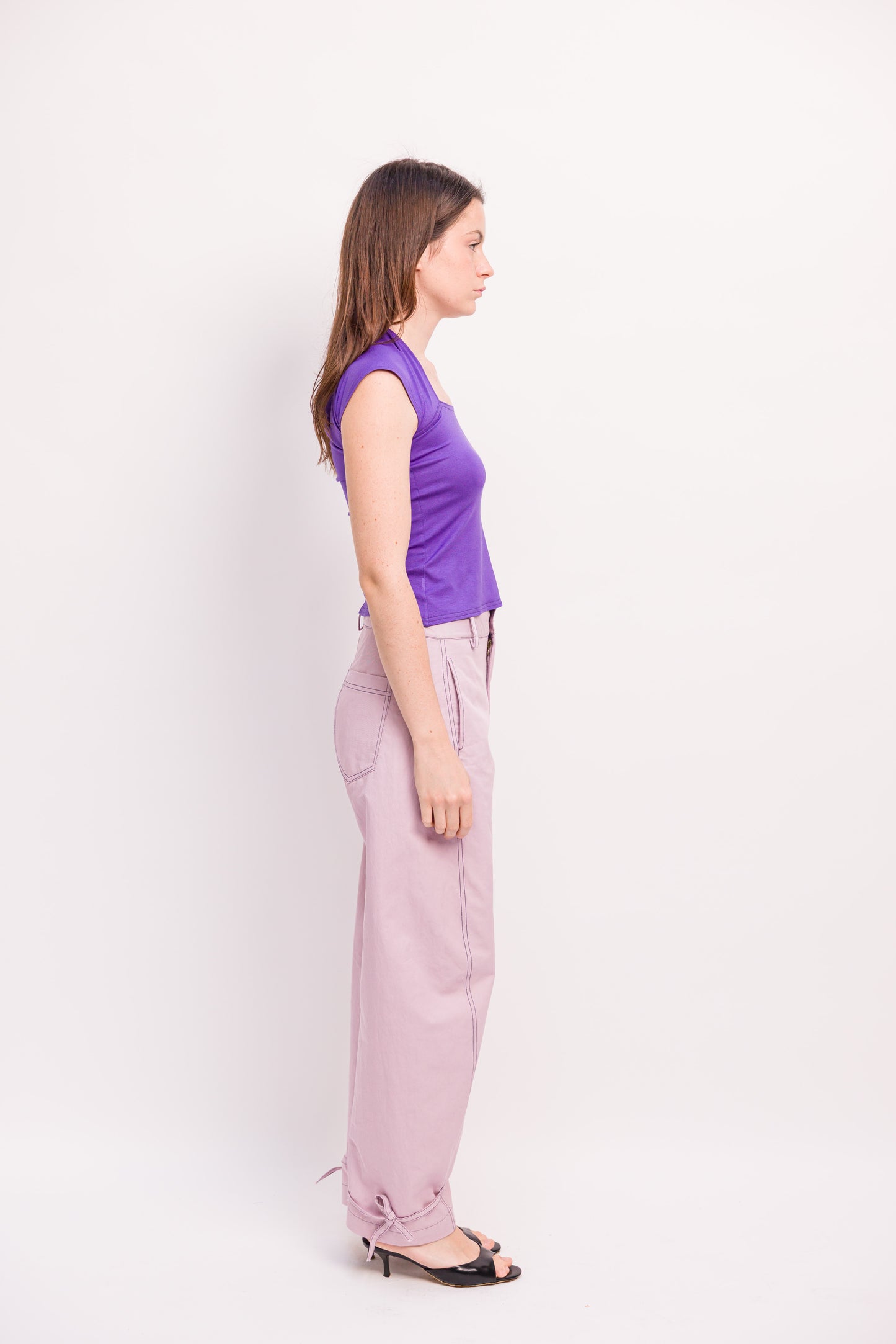 Haut Lilou viscose lilas
