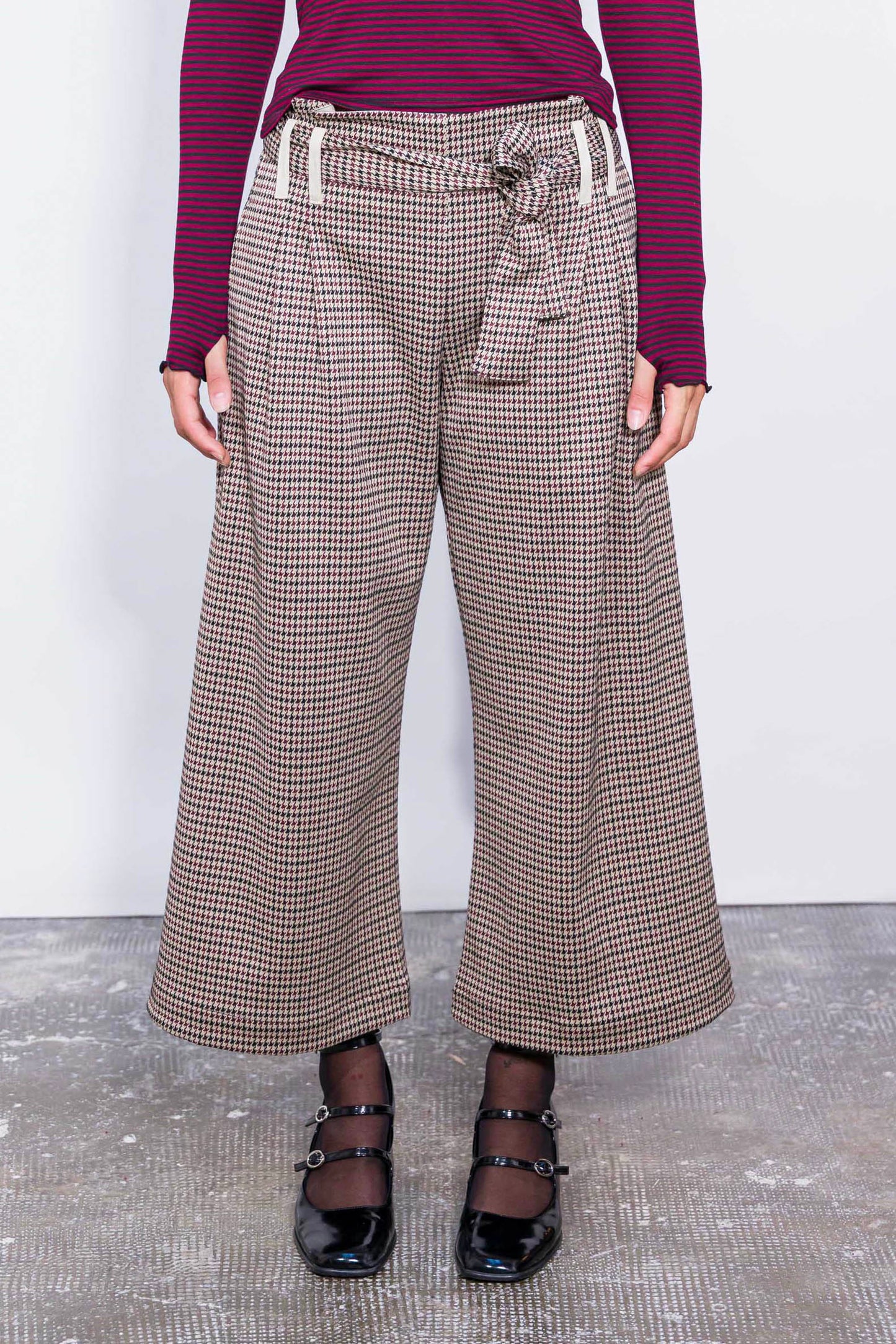 Pantalon Eva pied de poule