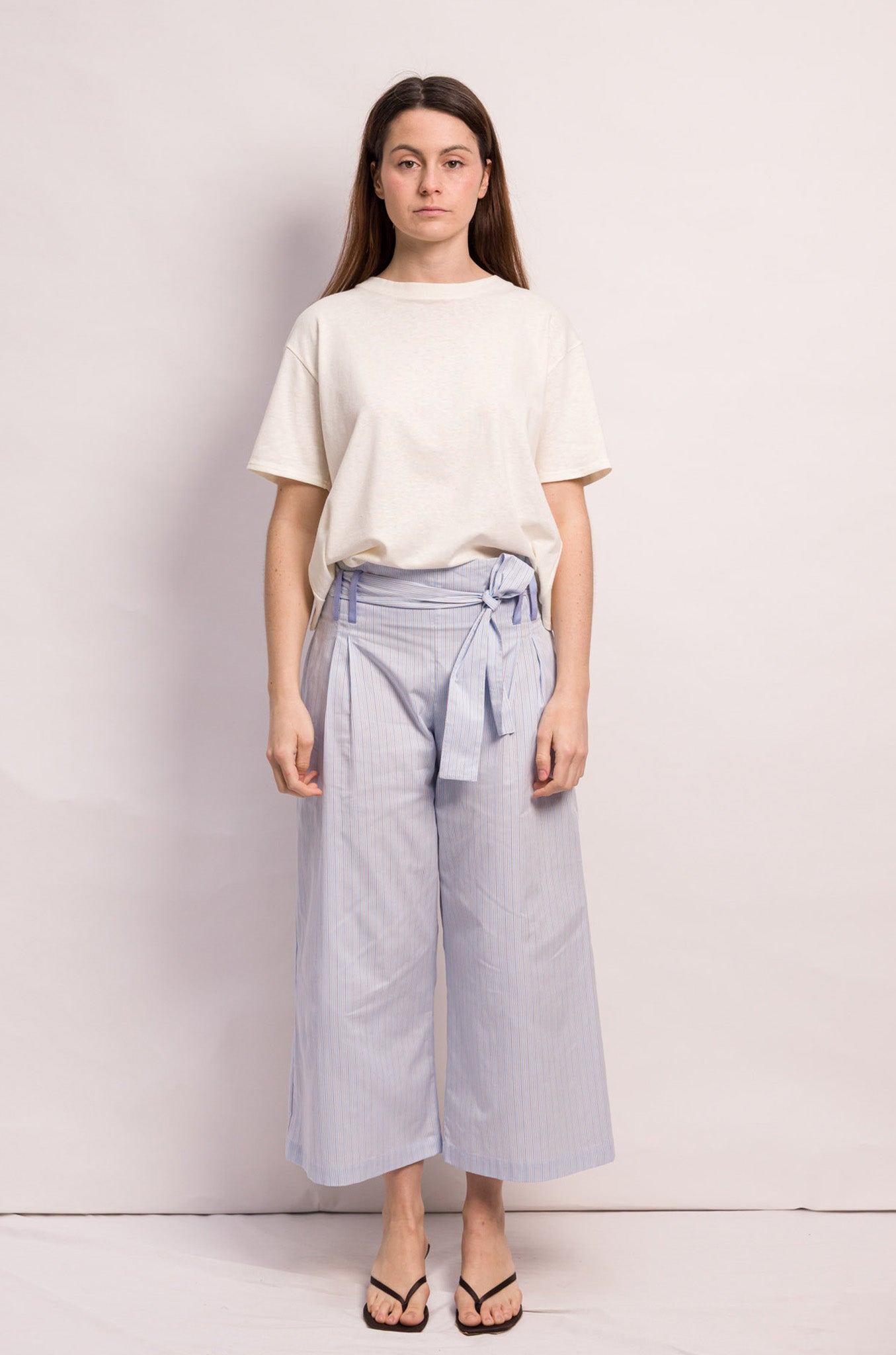 PANTALON EVA COTON RAYE