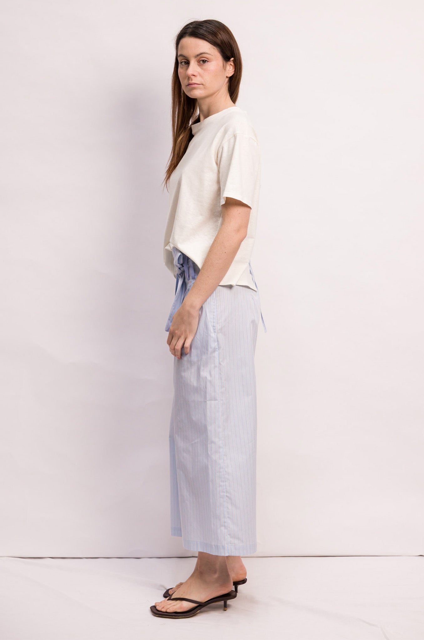 PANTALON EVA COTON RAYE