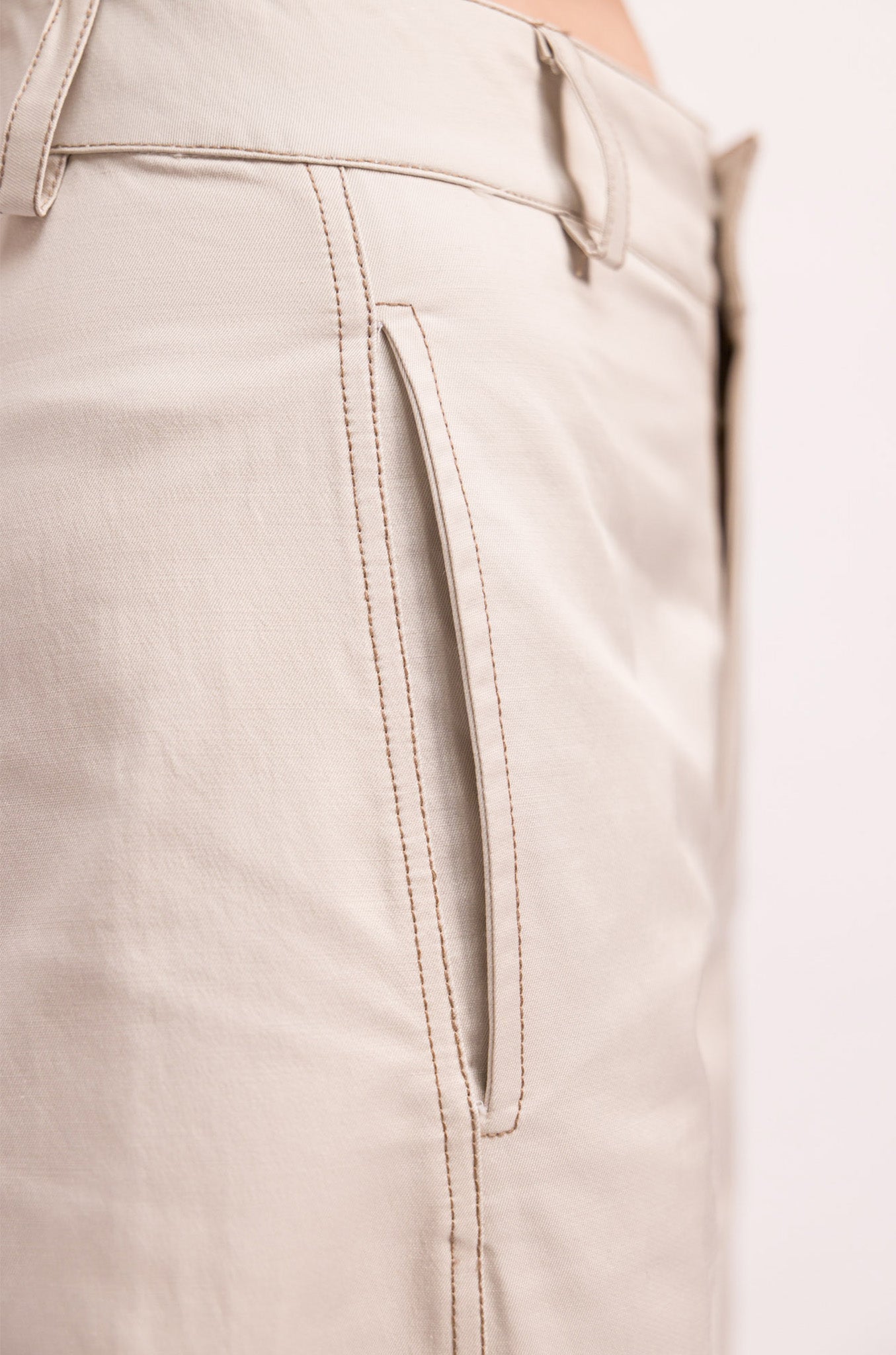 PANTALON NELSON COTON BEIGE