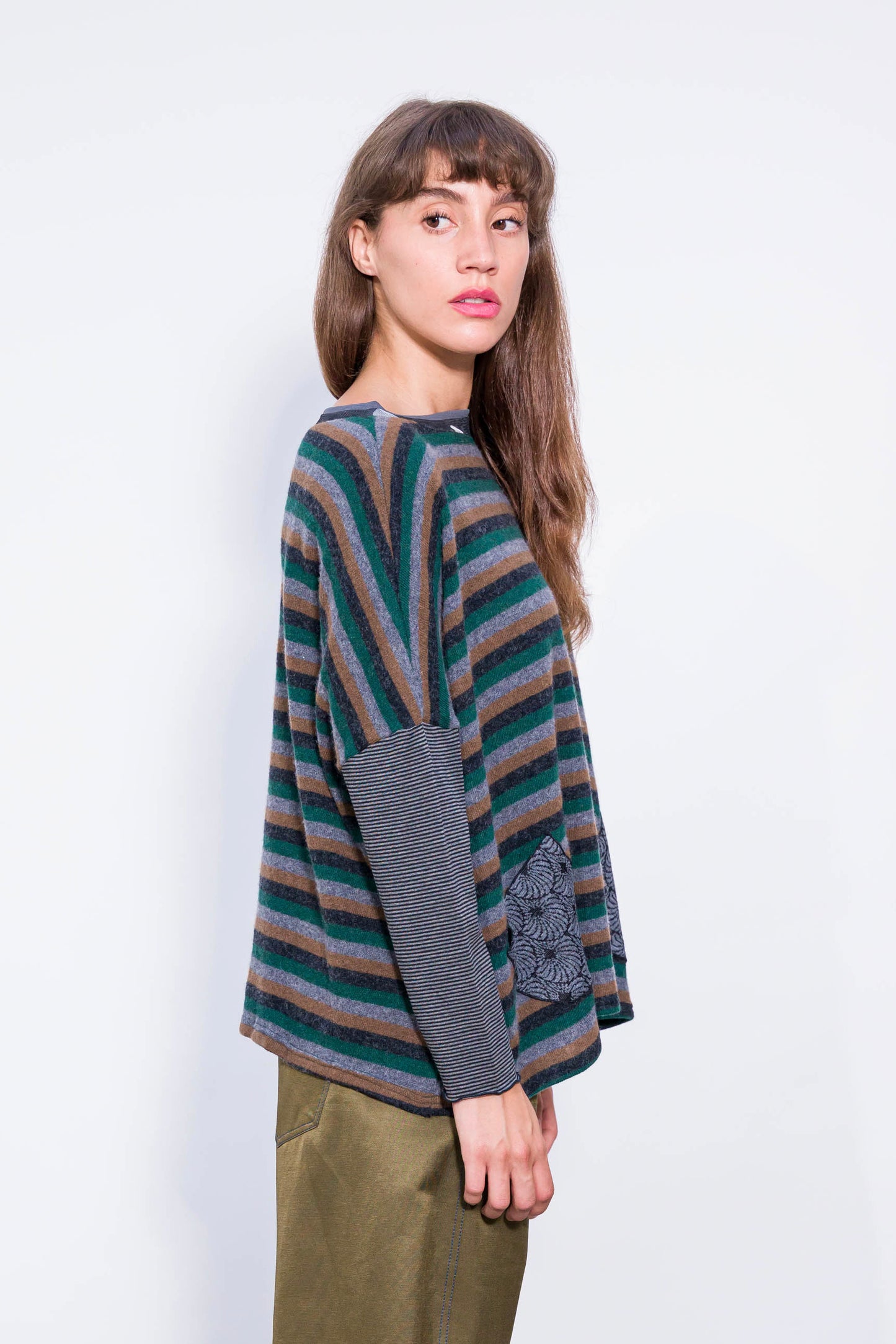Pull Poches rayé