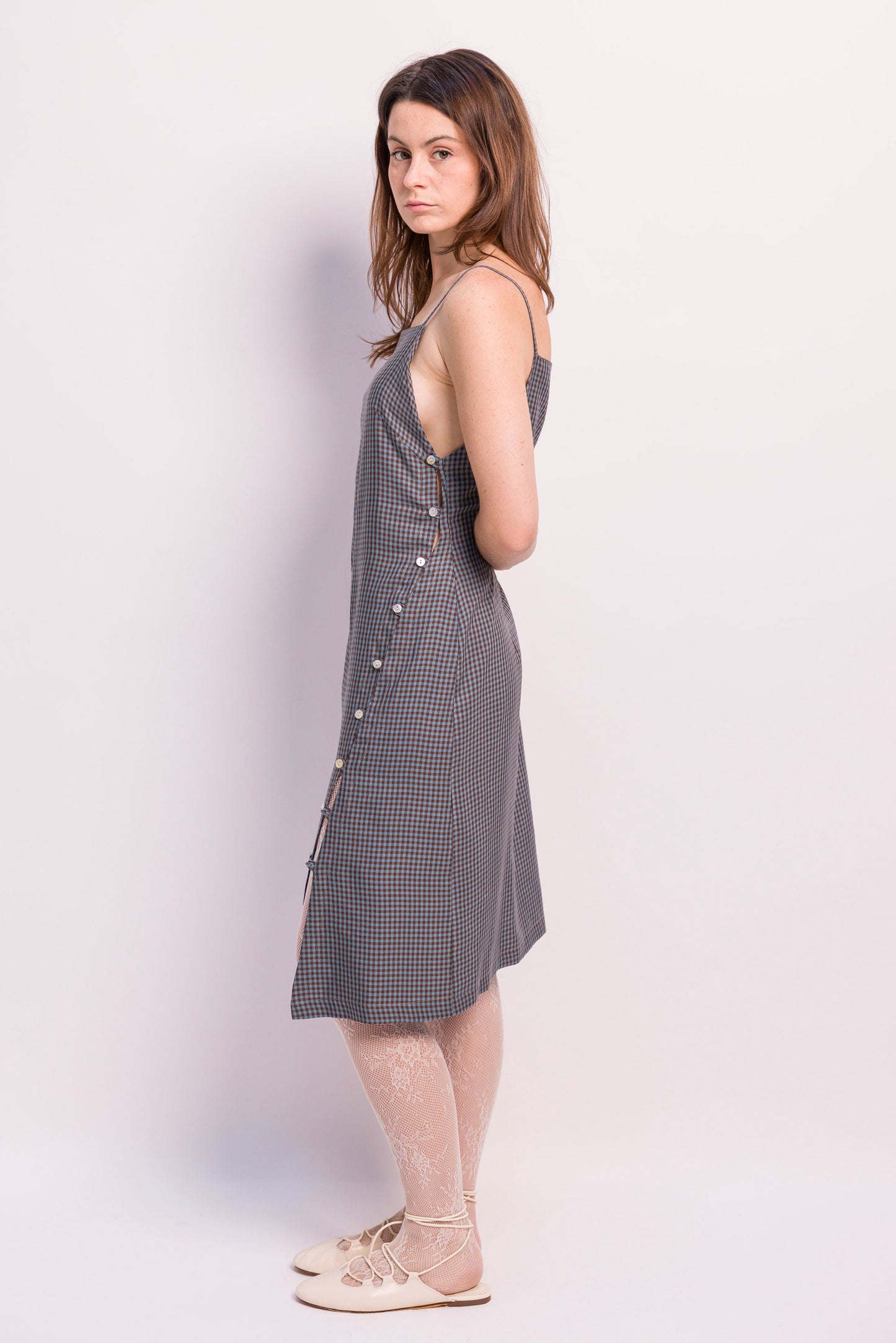 ROBE LOLA COURTE VISCOSE VICHY
