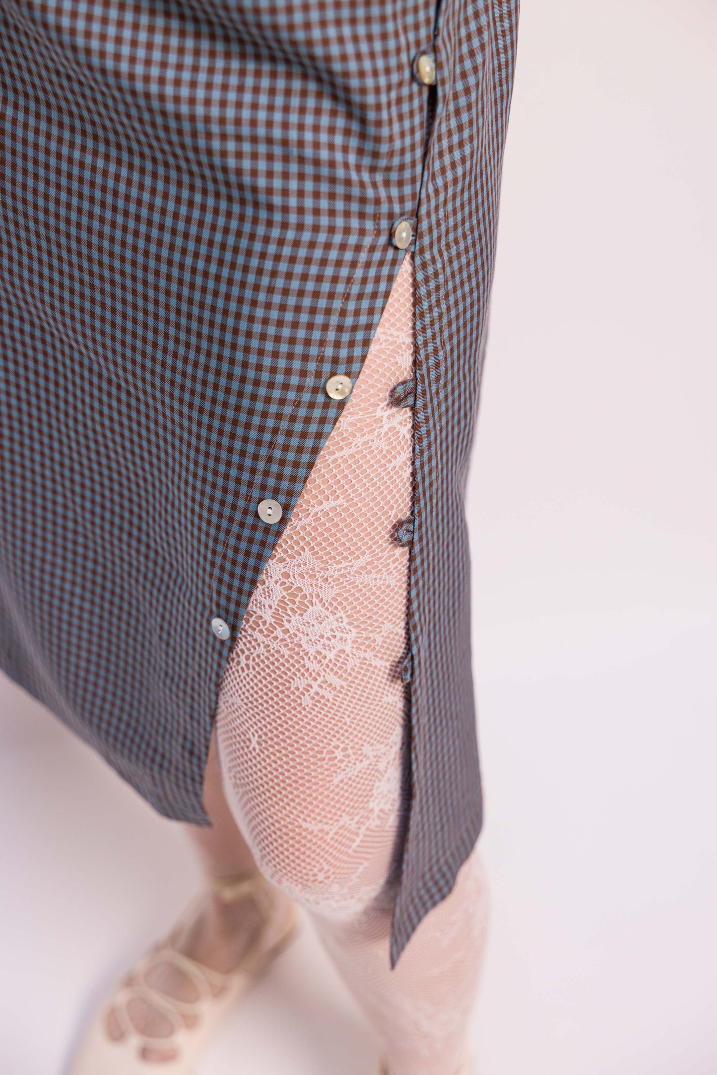 ROBE LOLA COURTE VISCOSE VICHY