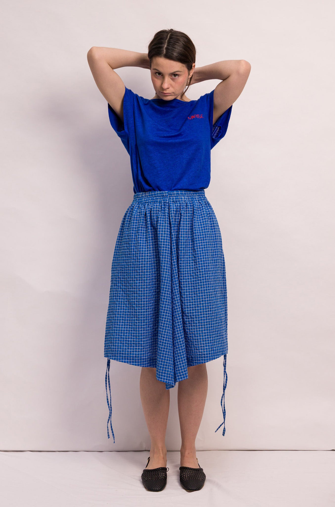SHORT THAÏS COTON CARREAUX