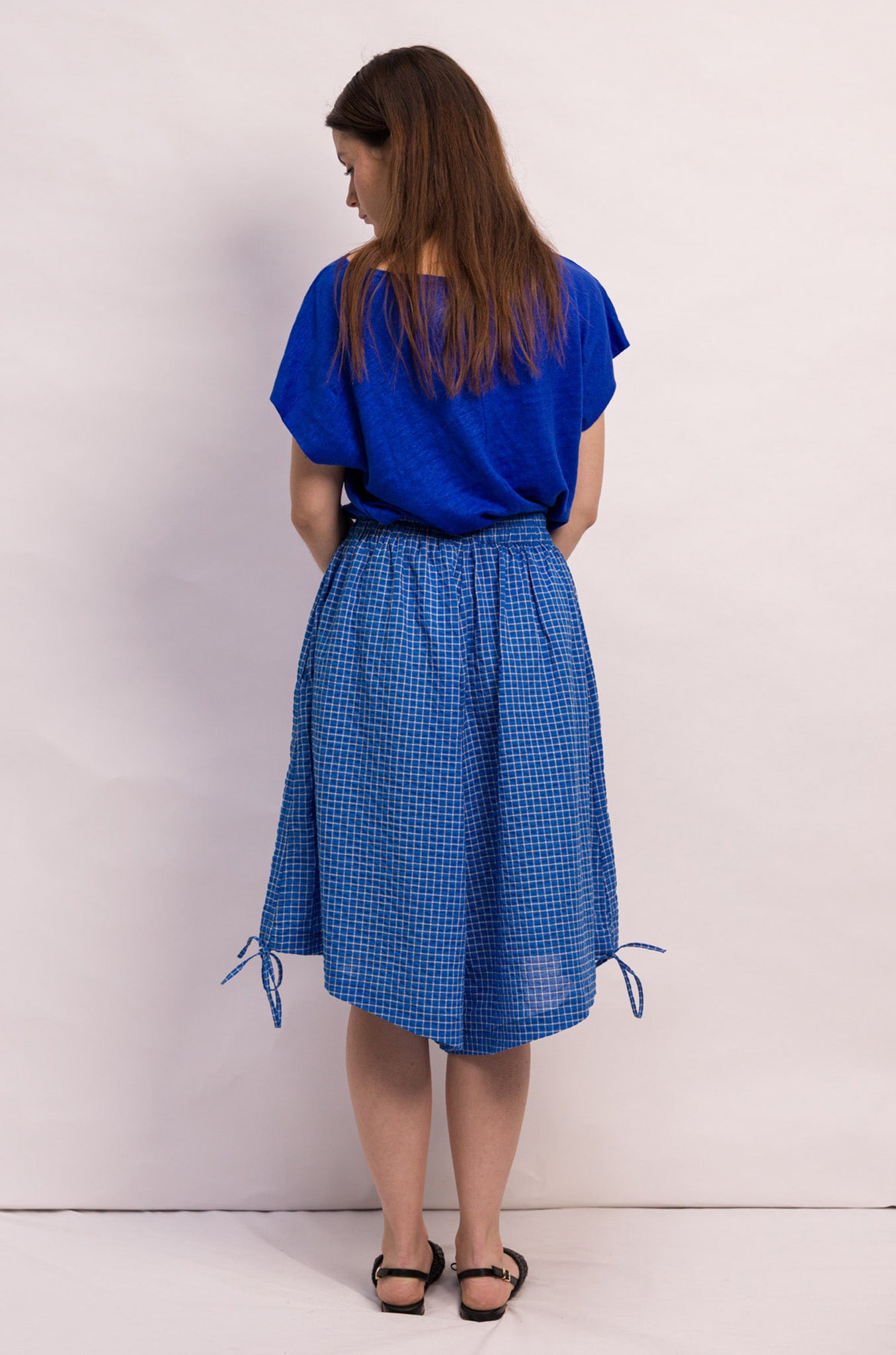 SHORT THAÏS COTON CARREAUX