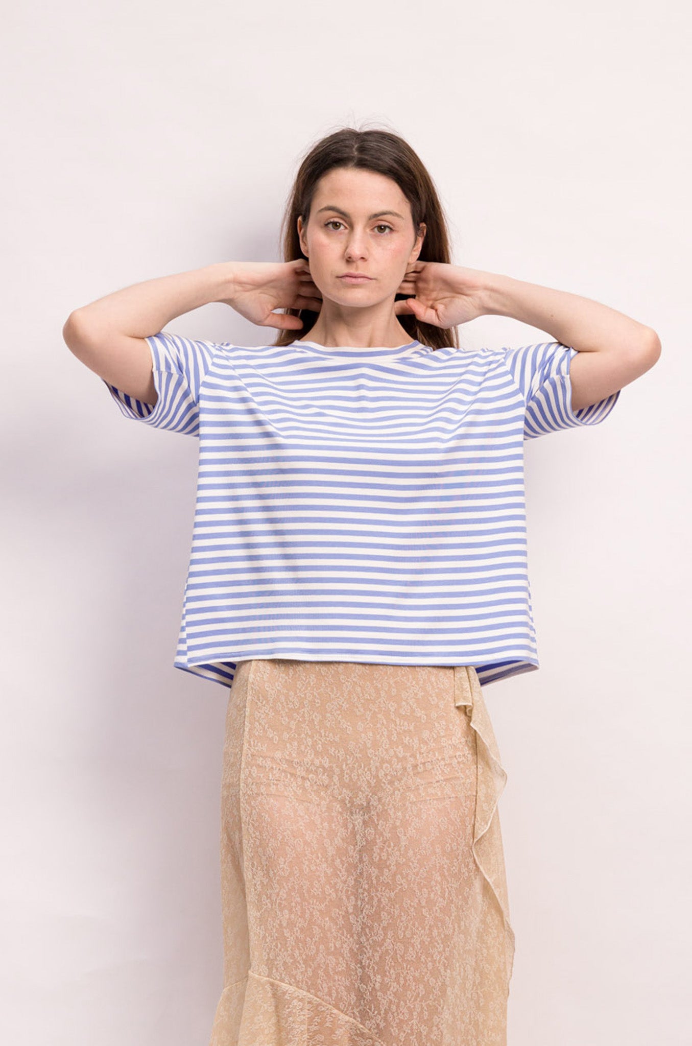HAUT ALBERT VISCOSE MARIN