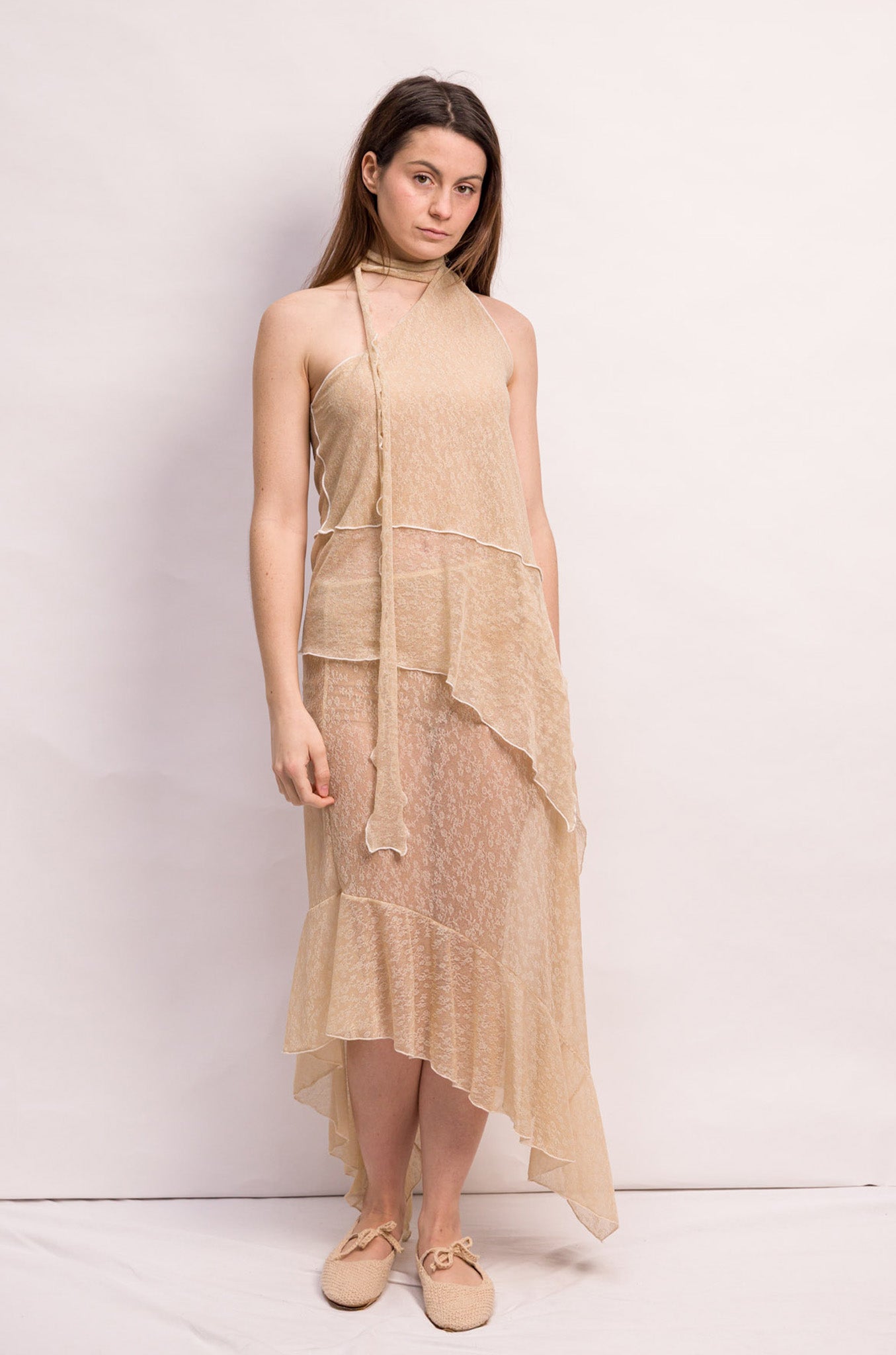 HAUT MARIO DENTELLE BEIGE
