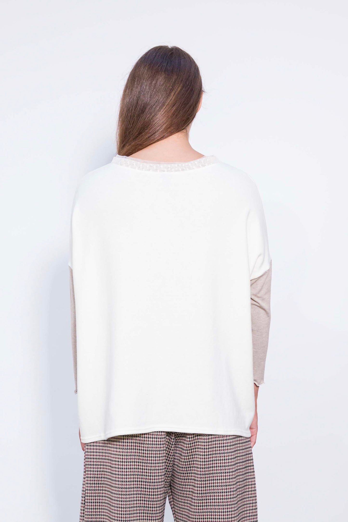 Pull Poches Blanc