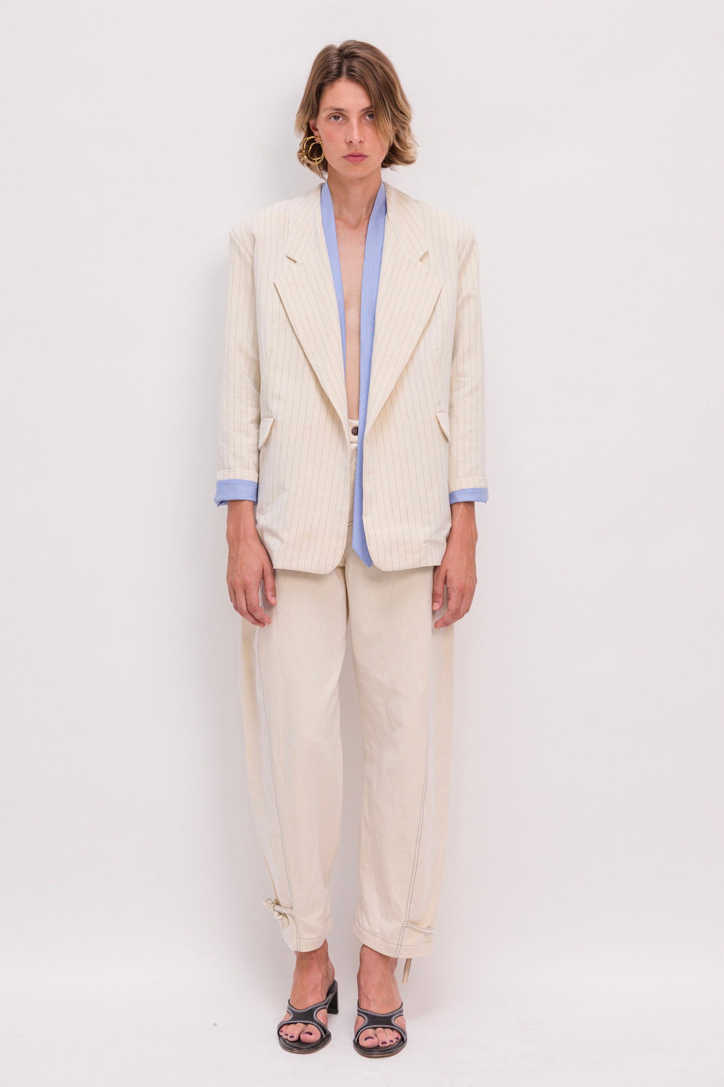 Blazer Johnny beurre rayé