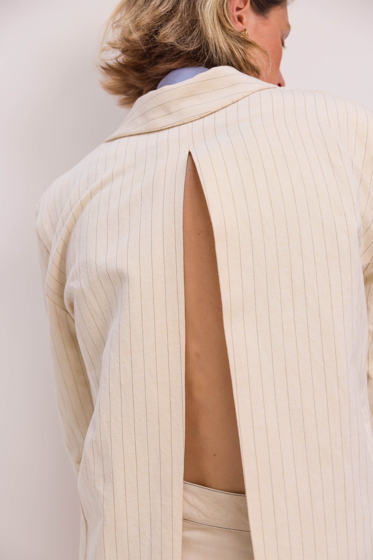 Blazer Johnny beurre rayé