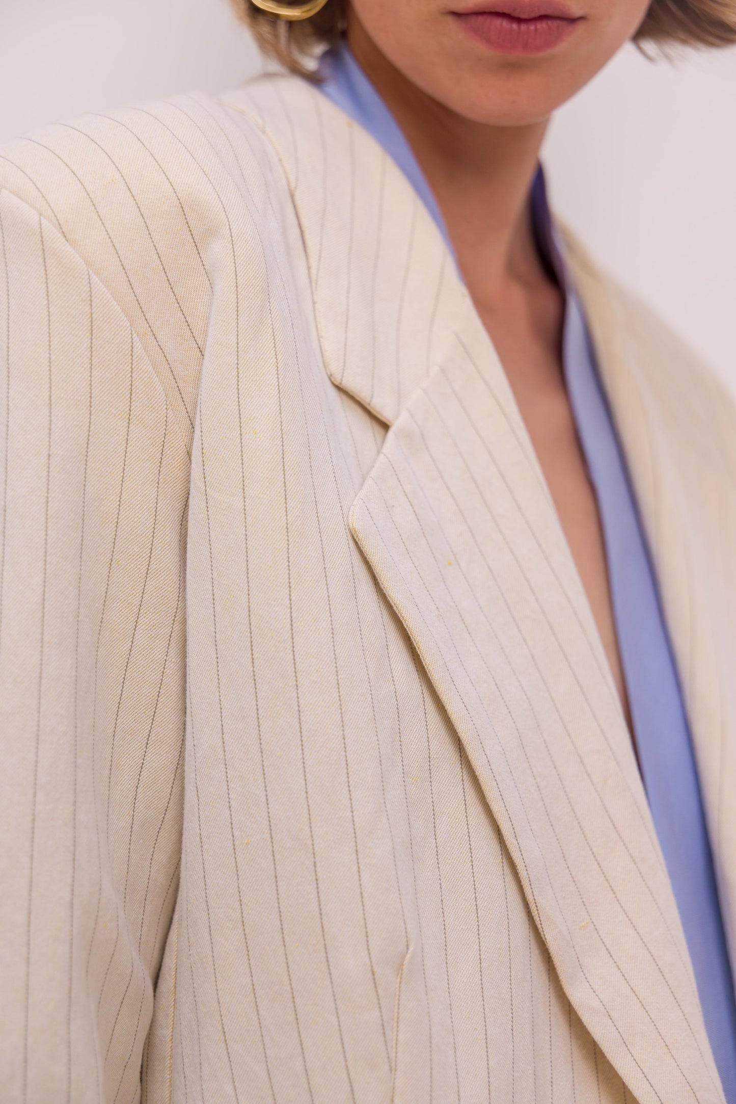 Blazer Johnny beurre rayé