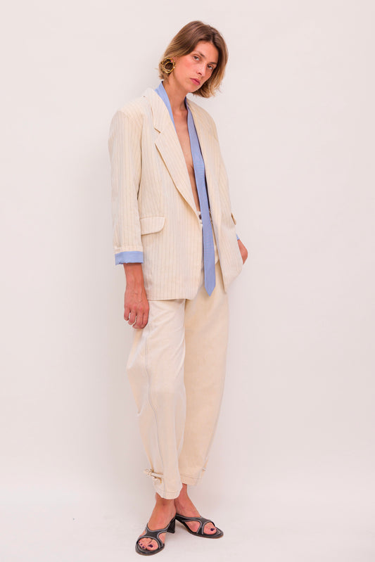 Blazer Johnny beurre rayé