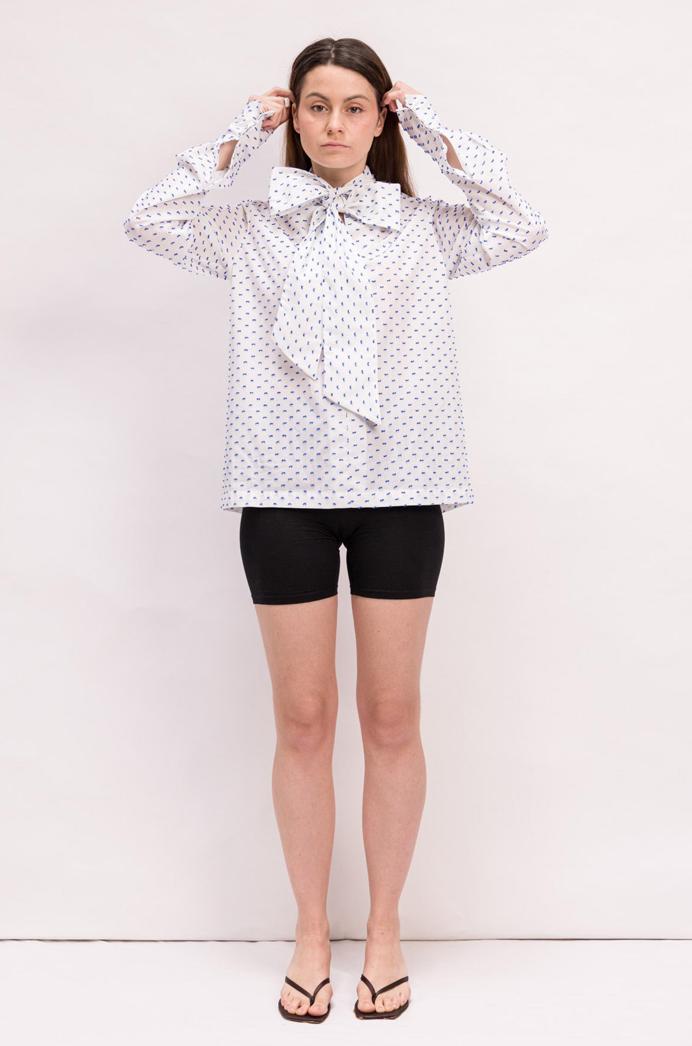 BLOUSE CLAUDIA COTON PLUMETIS