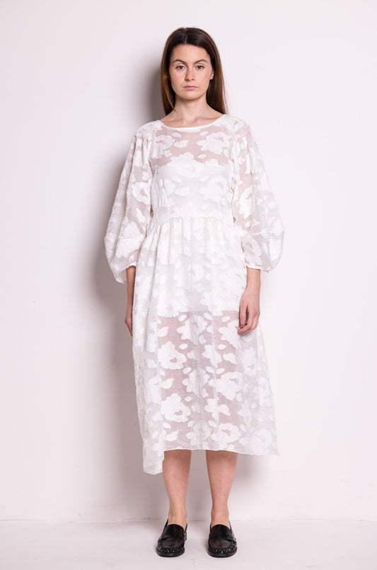 ROBE EN VOILE DEVORE DARIA