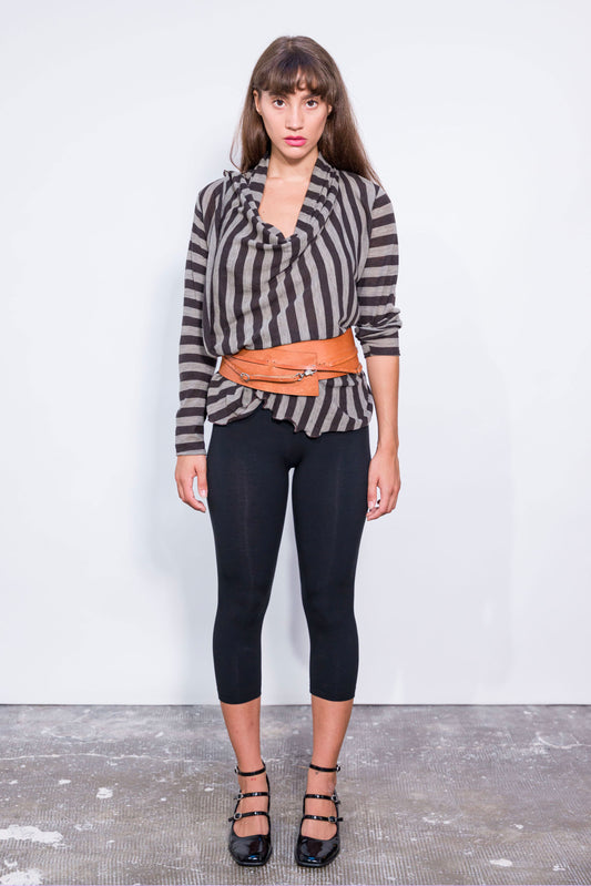 Gilet Long rayé