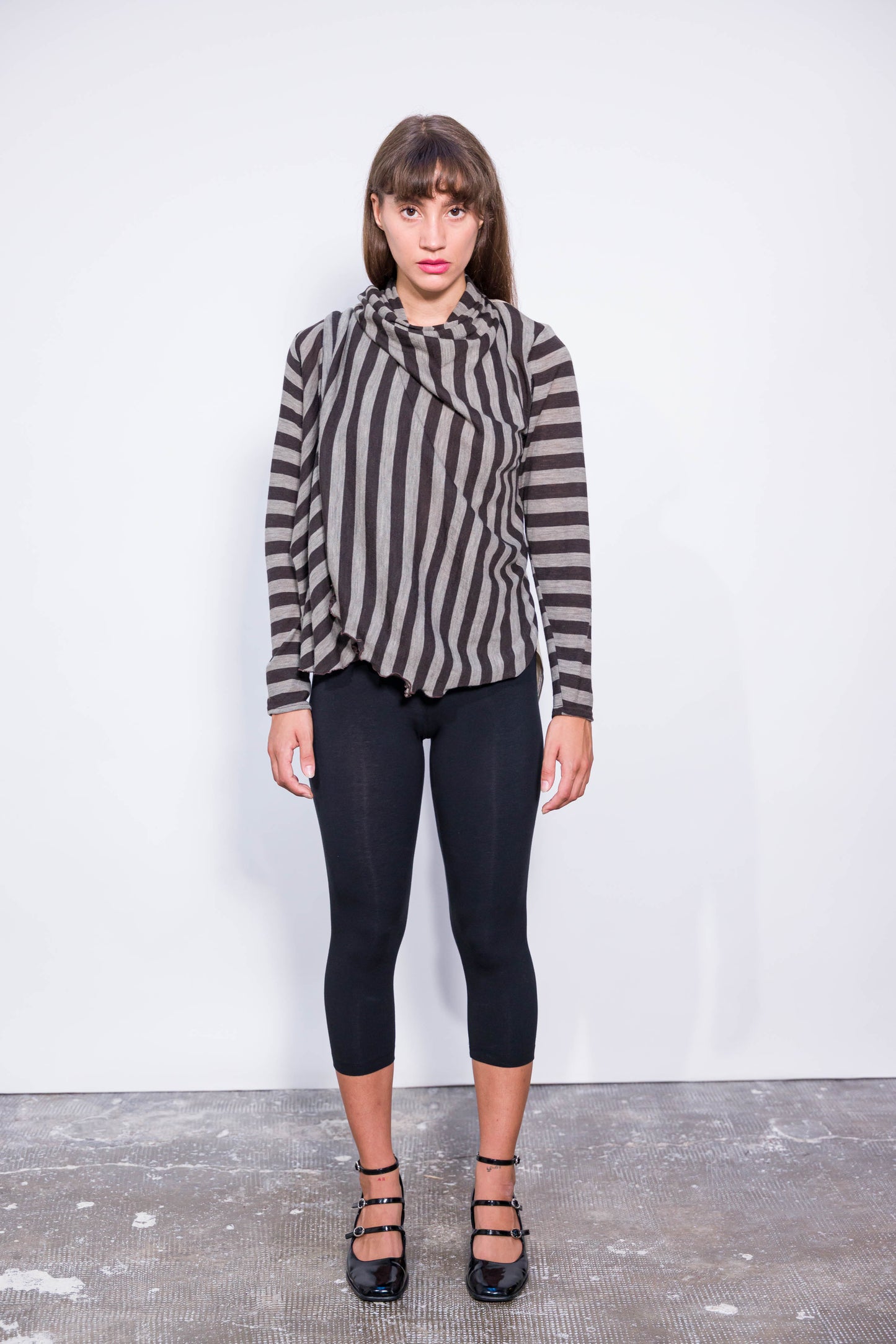 Gilet Long rayé