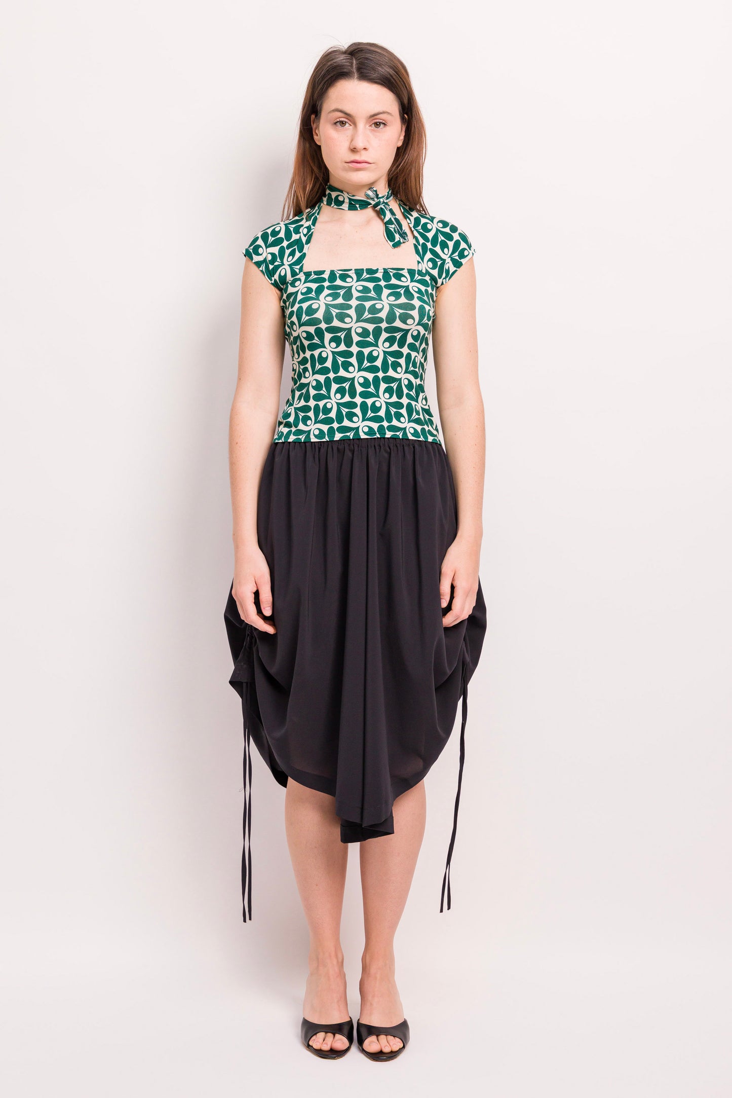 Haut Lilou viscose olive