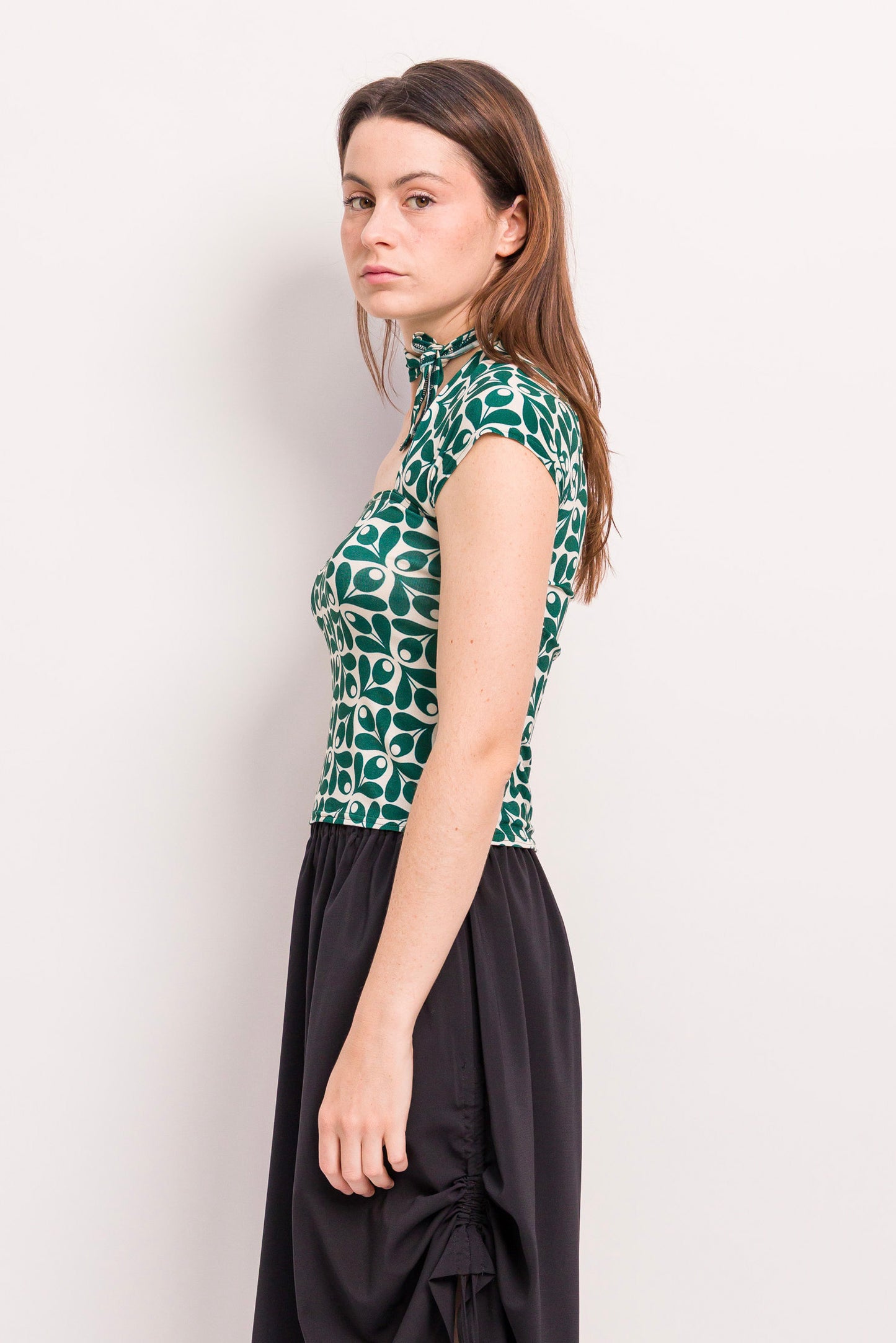 Haut Lilou viscose olive