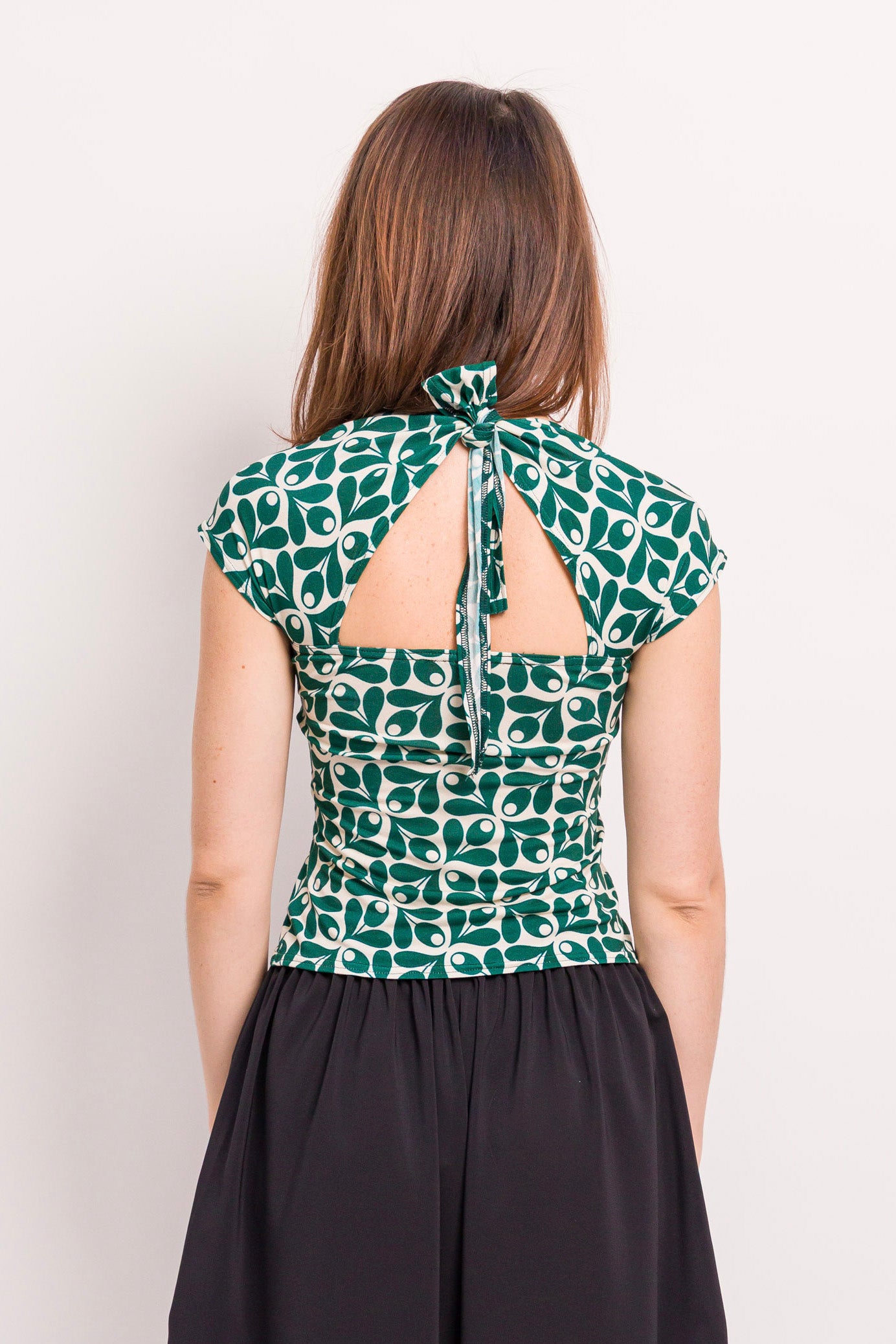 Haut Lilou viscose olive