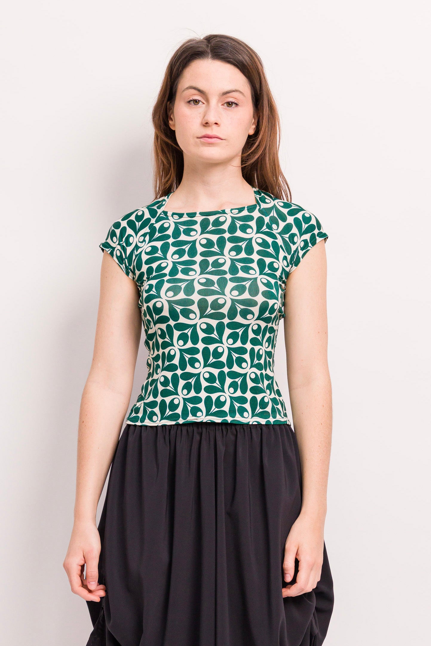 Haut Lilou viscose olive
