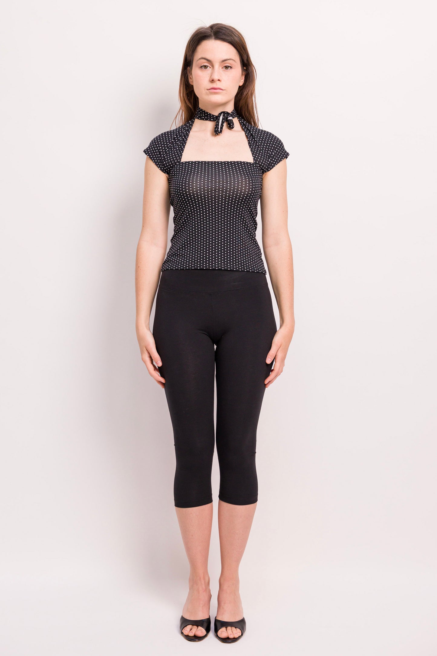 Haut Lilou viscose pois