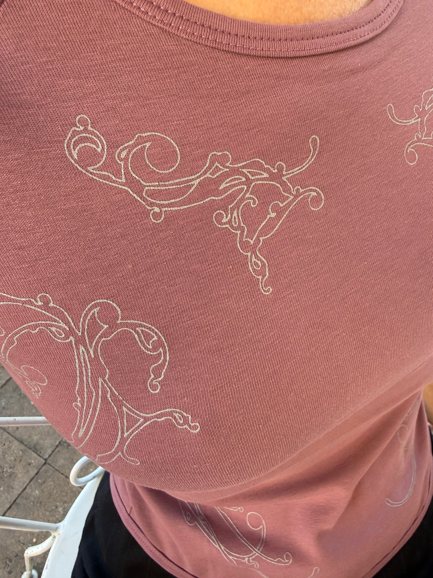 Baby Tee rose — MARIEVE X LEON