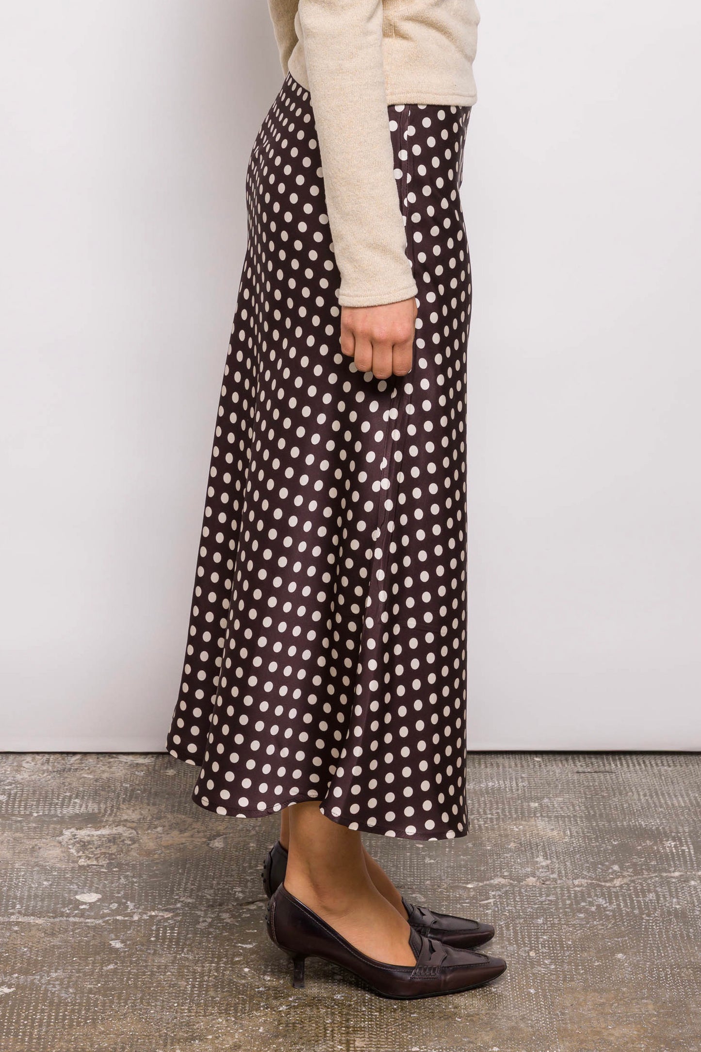 Kehlia Marron Pois Blancs