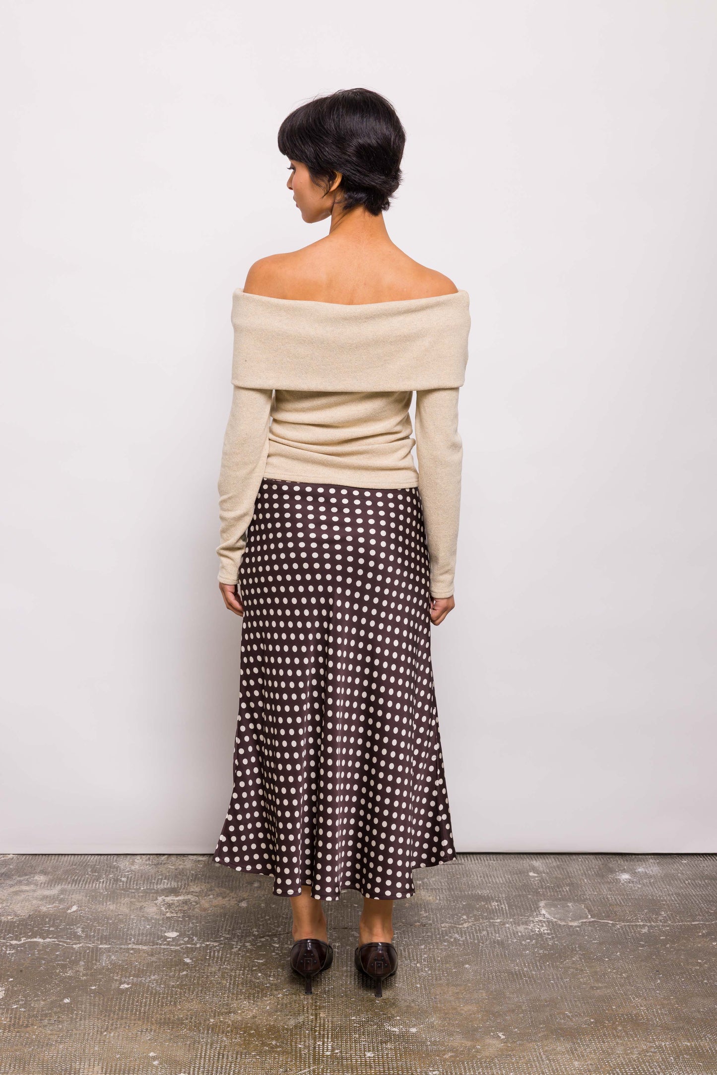 Kehlia Marron Pois Blancs