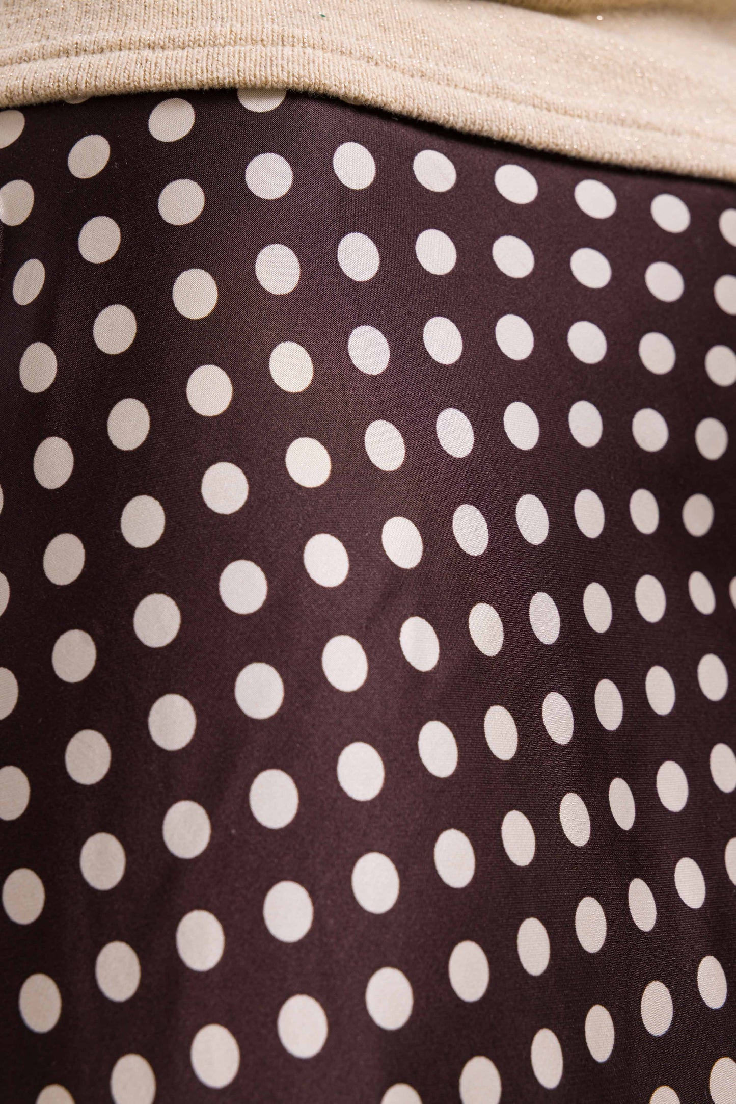 Kehlia Marron Pois Blancs