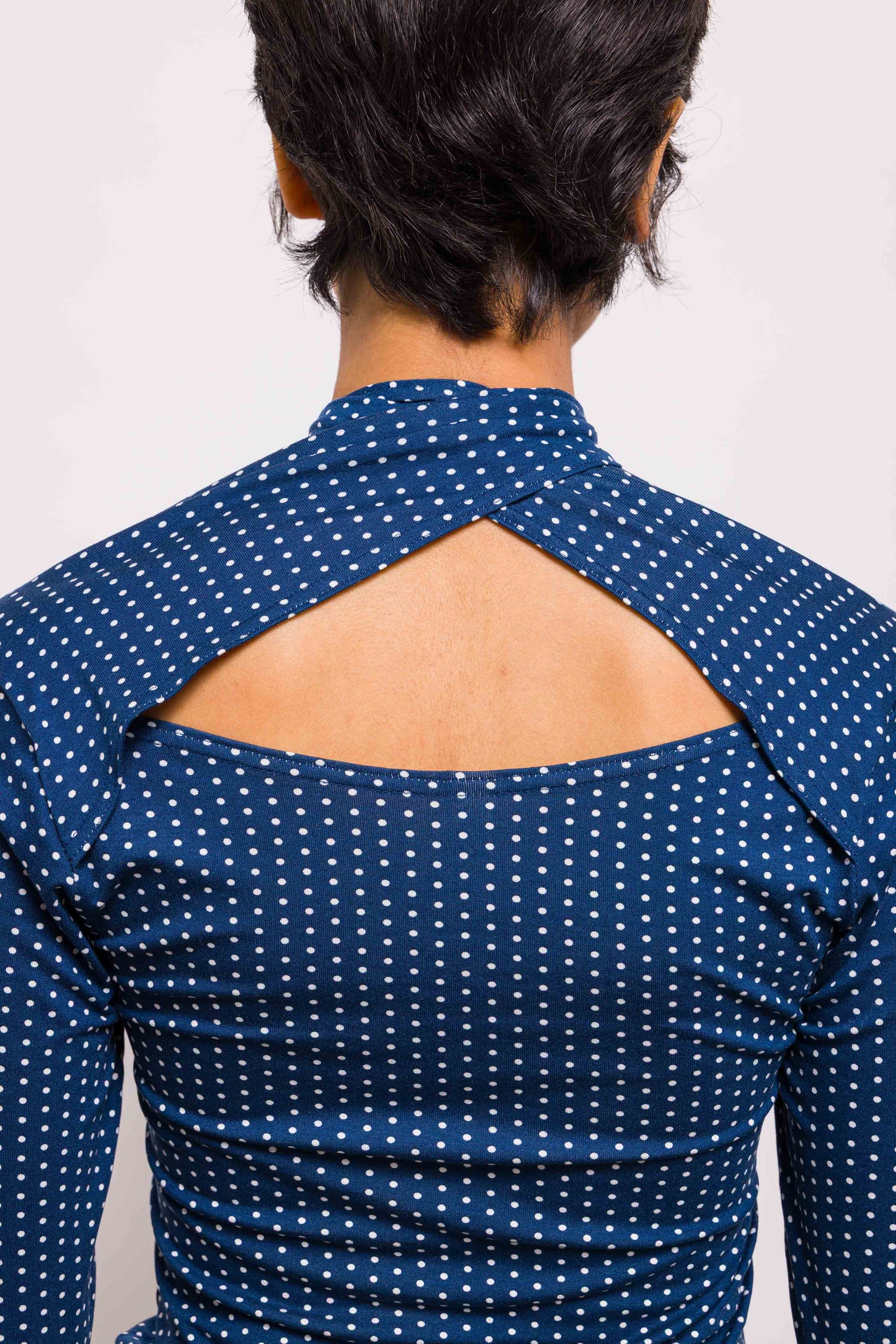 Haut Lilou Pois Bleu