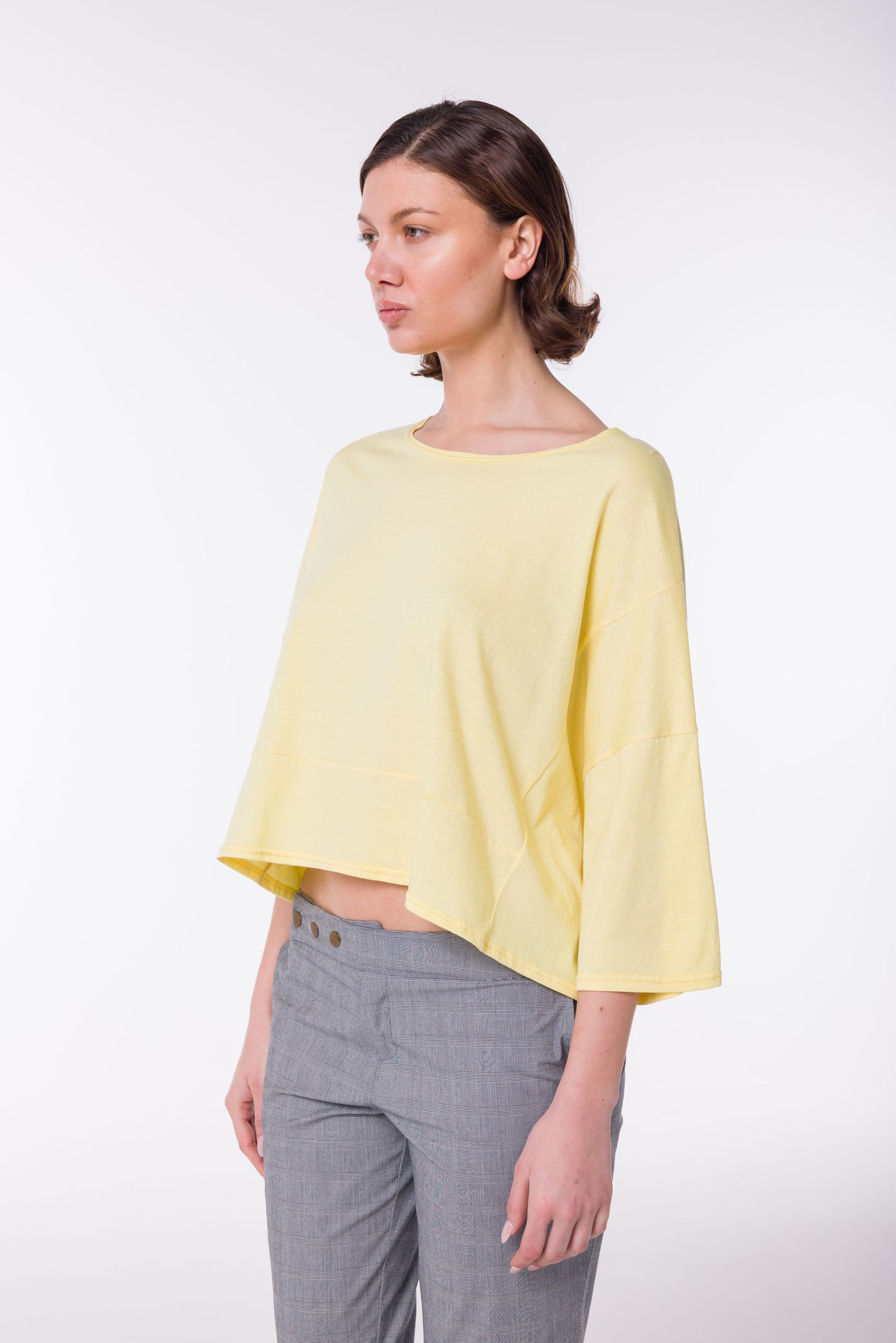 T-shirt Mr Big jaune