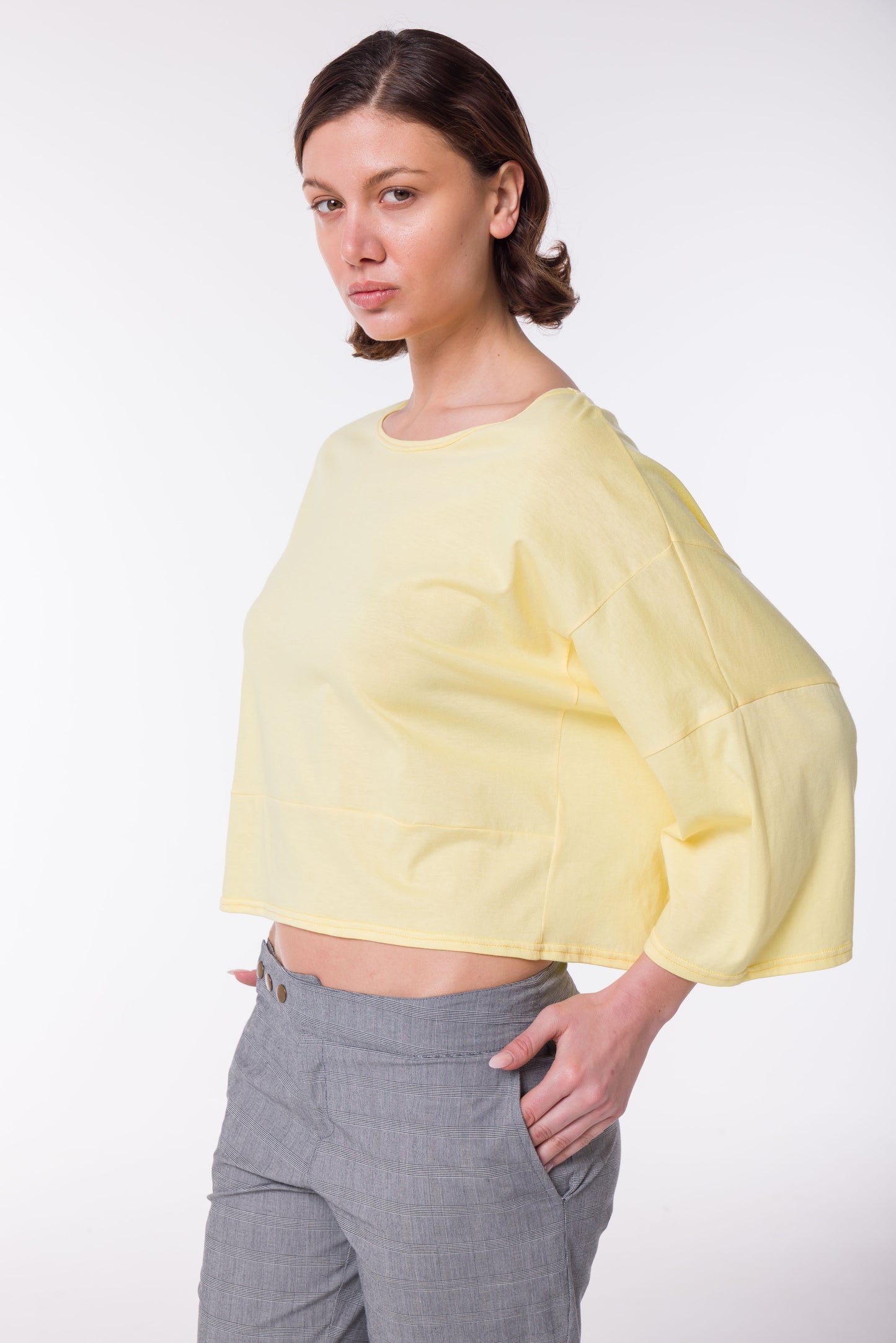T-shirt Mr Big jaune