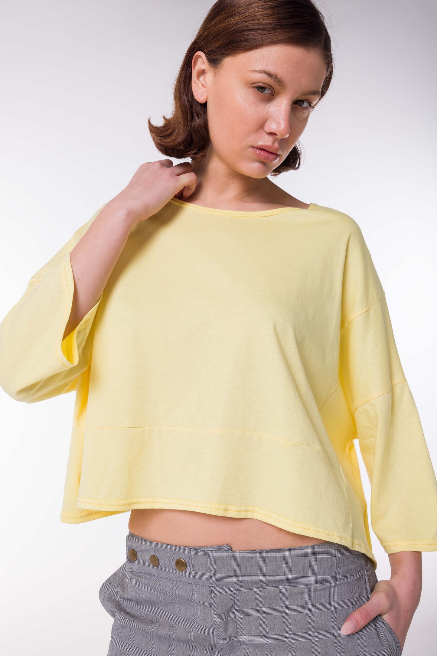 T-shirt Mr Big jaune