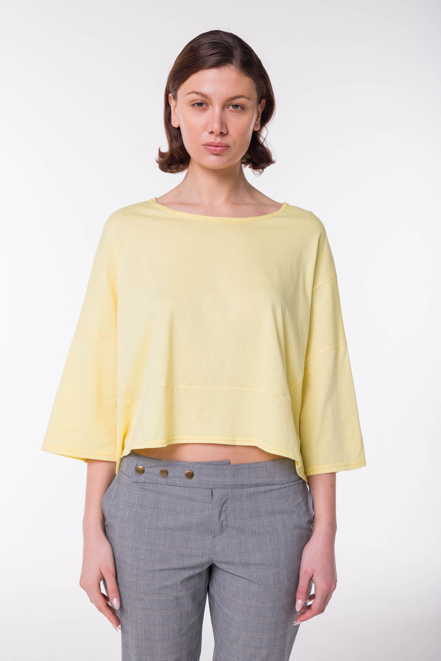T-shirt Mr Big jaune