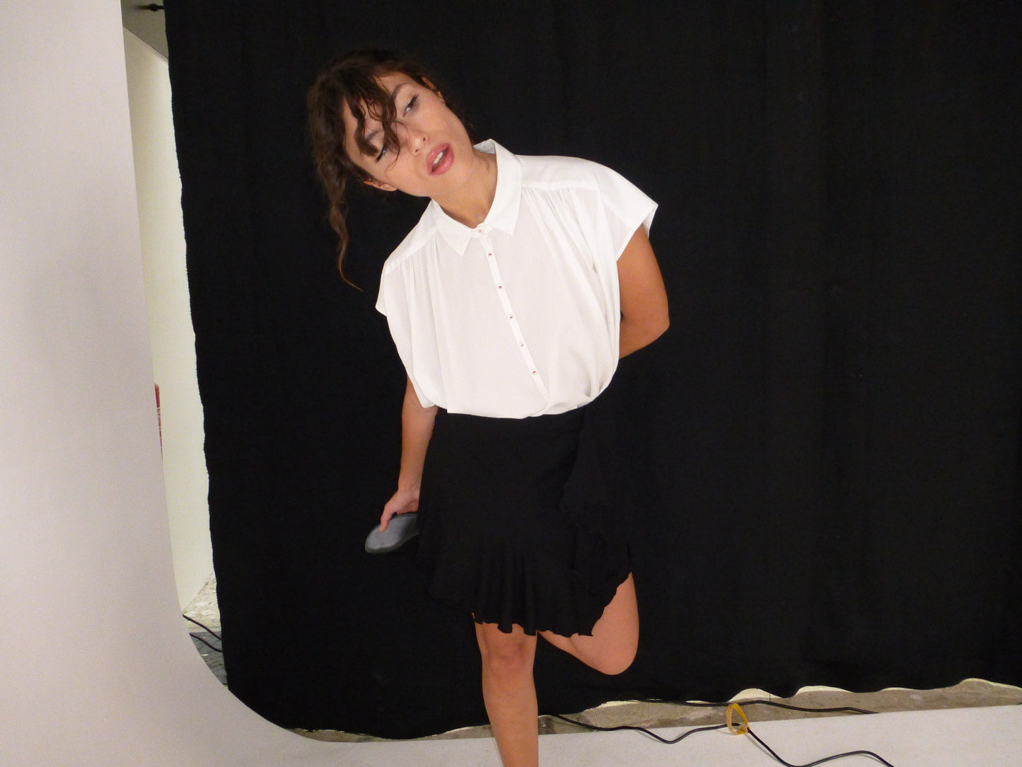 Blouse Yuna blanche