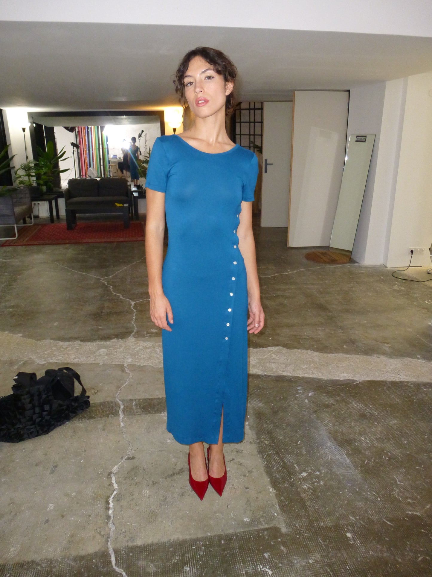Robe Rosalia bleu
