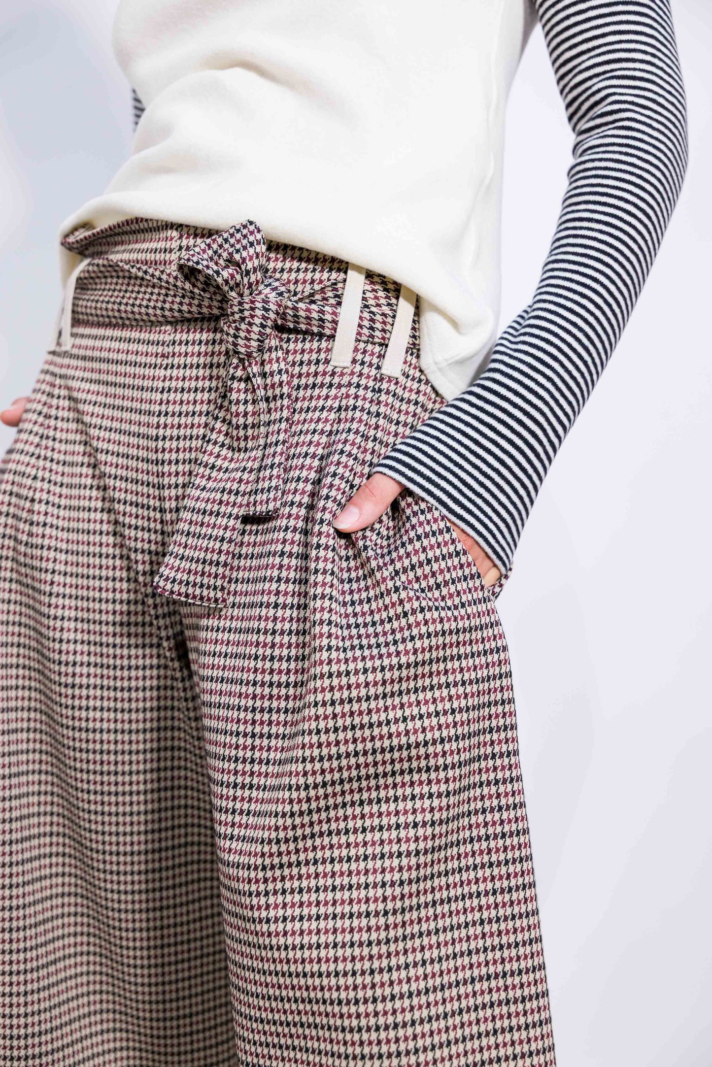 Pantalon Eva pied de poule