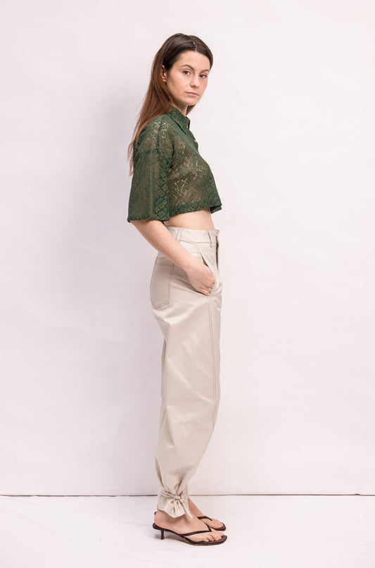 PANTALON NELSON COTON BEIGE