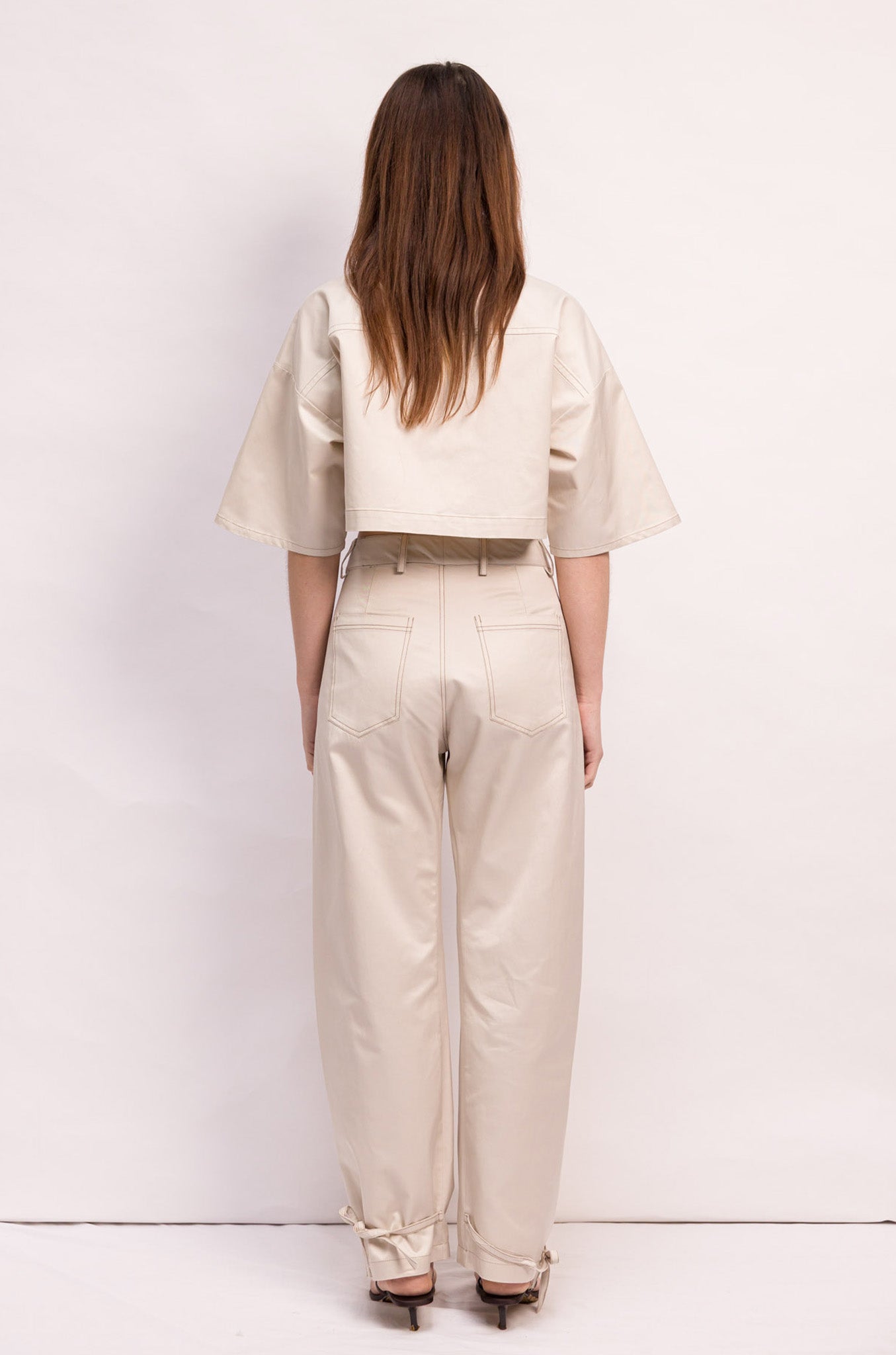 PANTALON NELSON COTON BEIGE